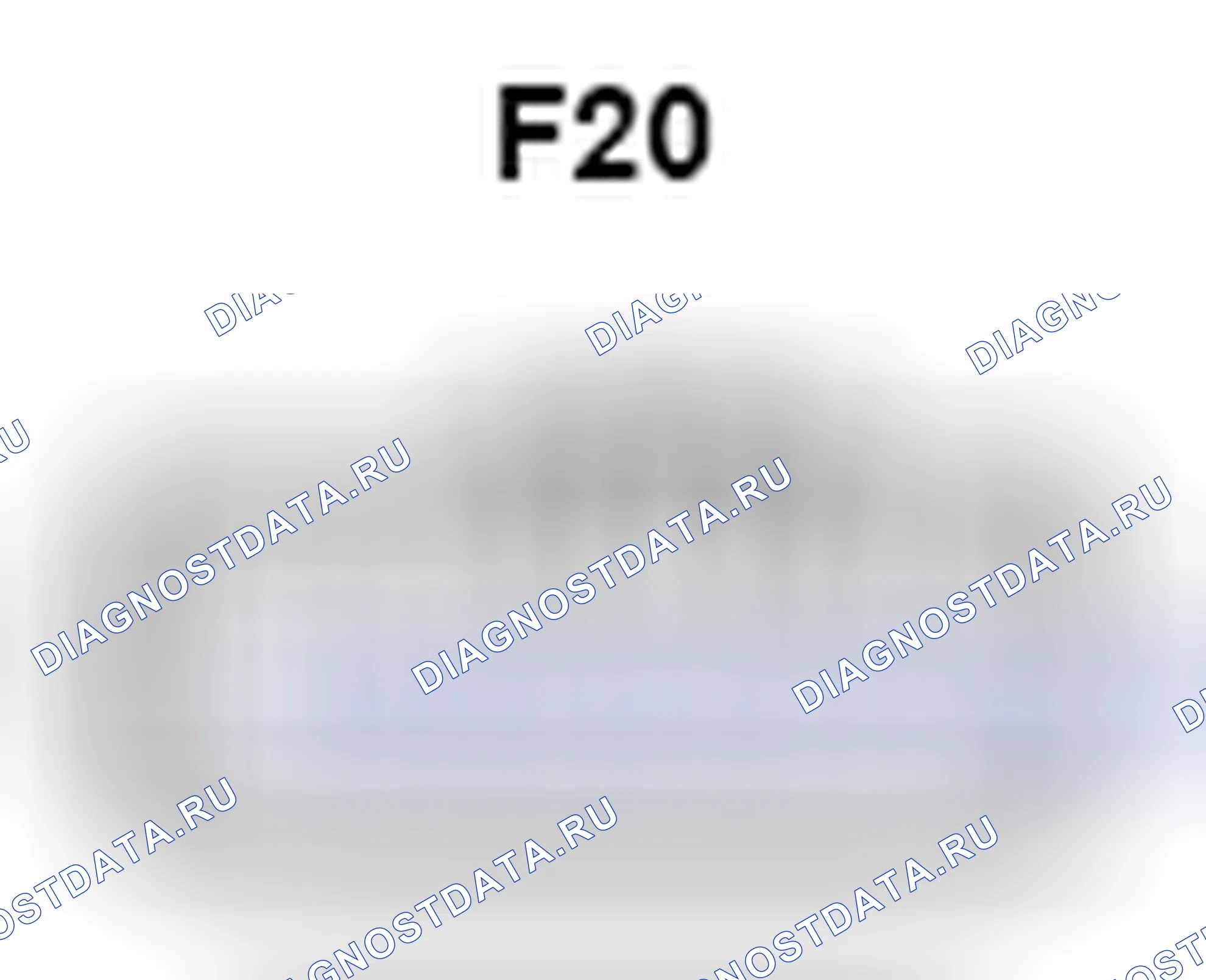 Рис. 1357: Вид с торца разъема усилителя стереокомпонента (F20). Toyota Camry XV40 рестайлинг