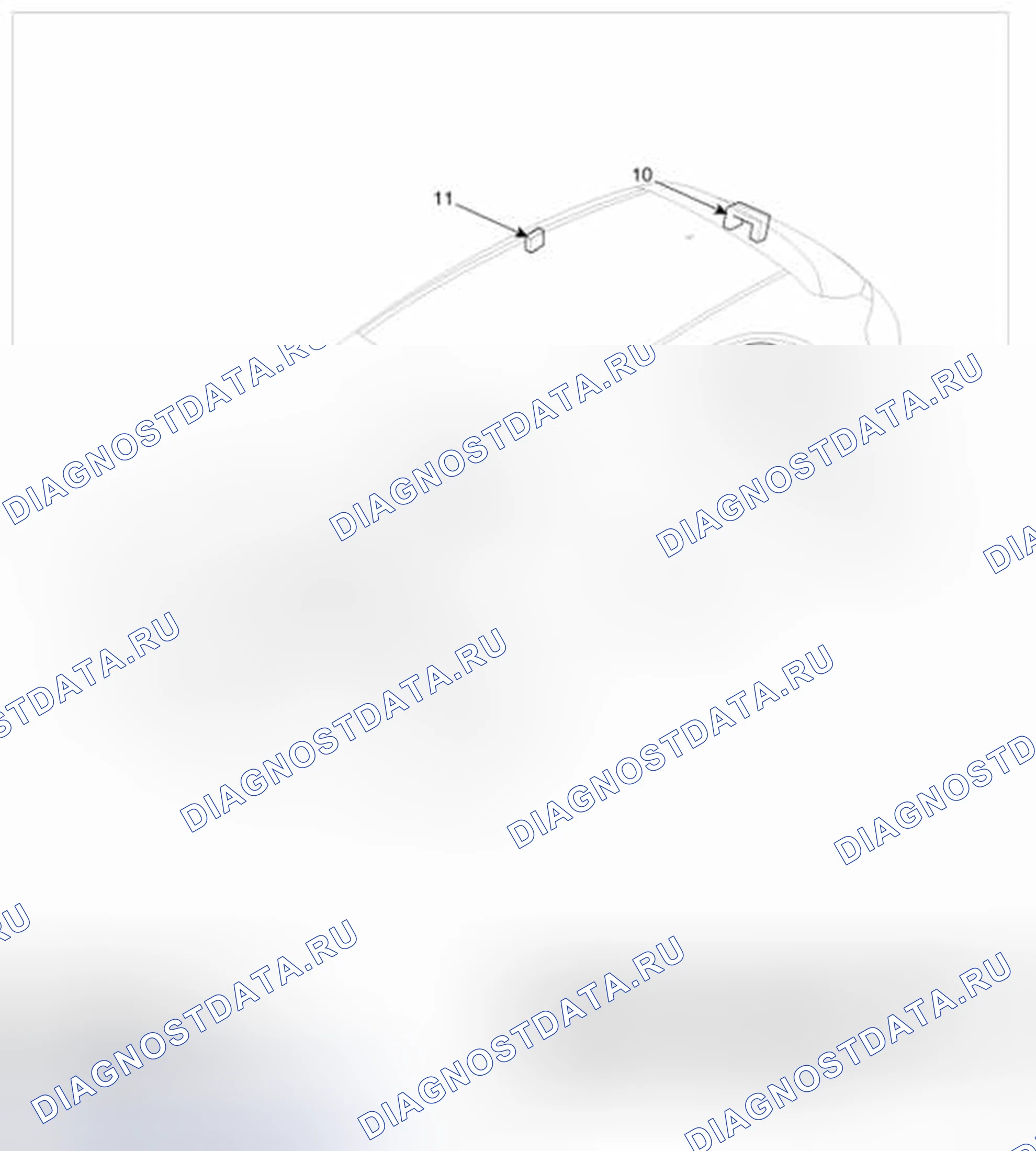 Рис. 100: Расположение компонентов. BMW 6 серия F06/F13/F12
