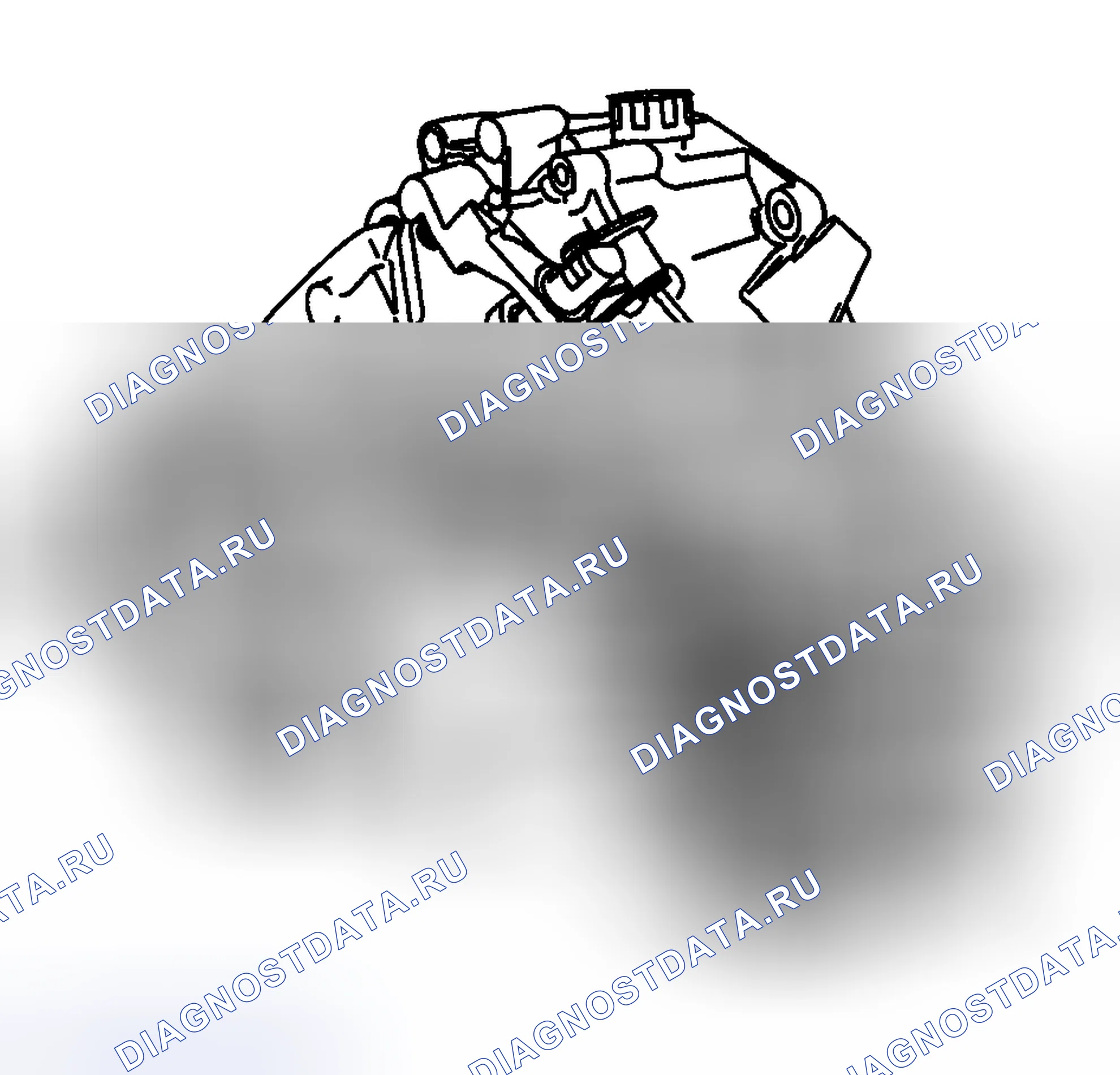 Рис. 167: Идентификация M86/M94 трансмиссия. Hyundai Stellar I