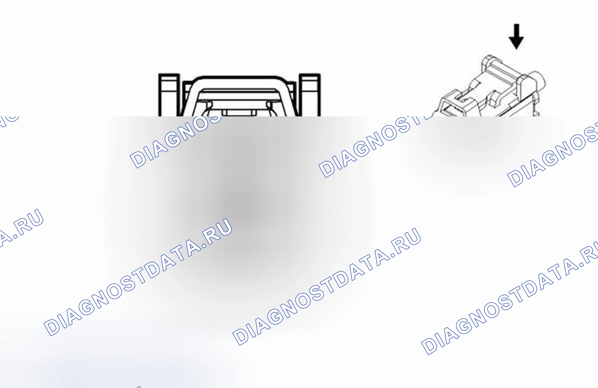 Рис. 17: T15 Разветвитель сигнала навигационной антенны X1 (UY4 с UE1). Cadillac ATS I