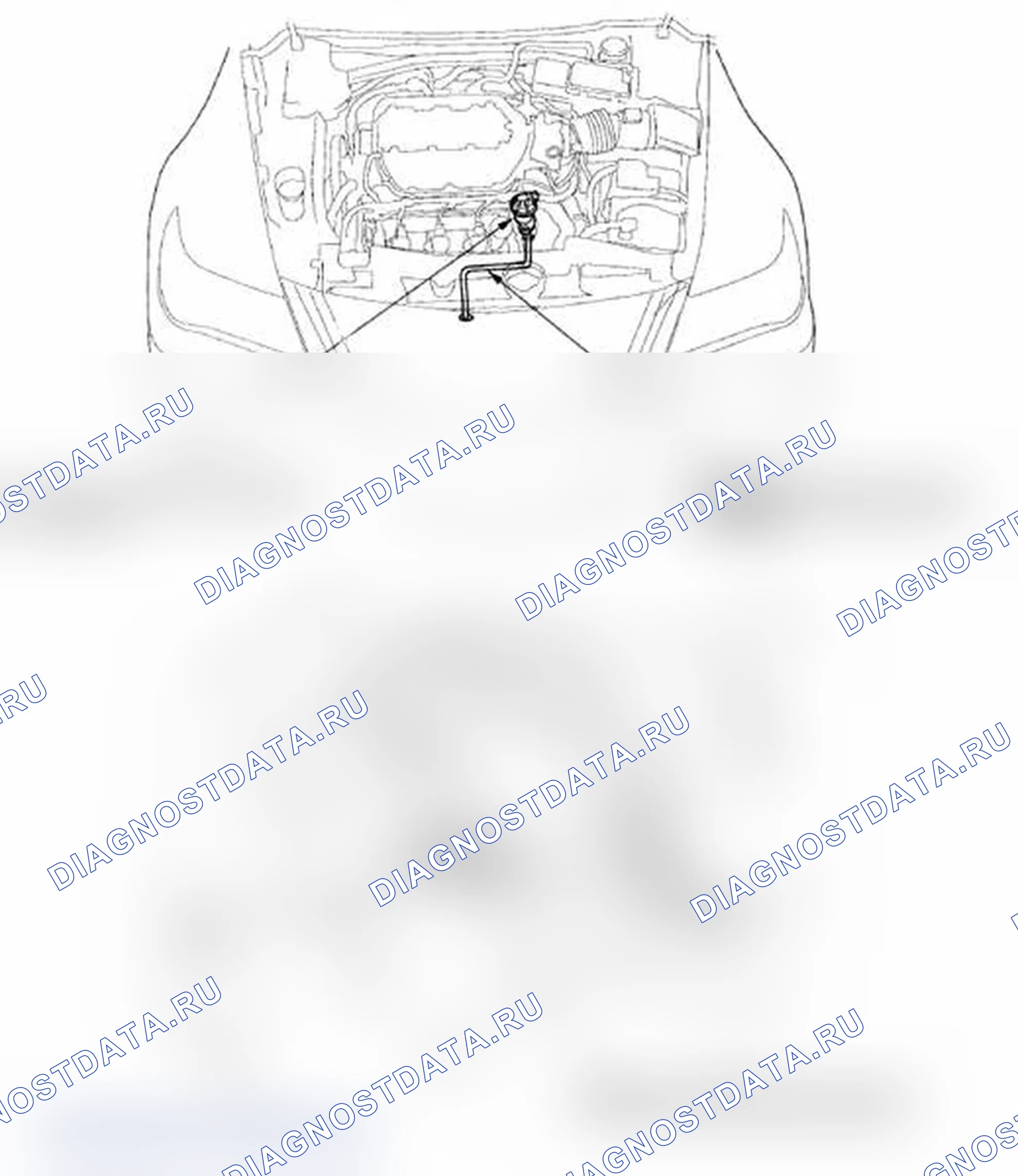 Рис. 67: Указатель расположения компонентов. Acura RL II рестайлинг