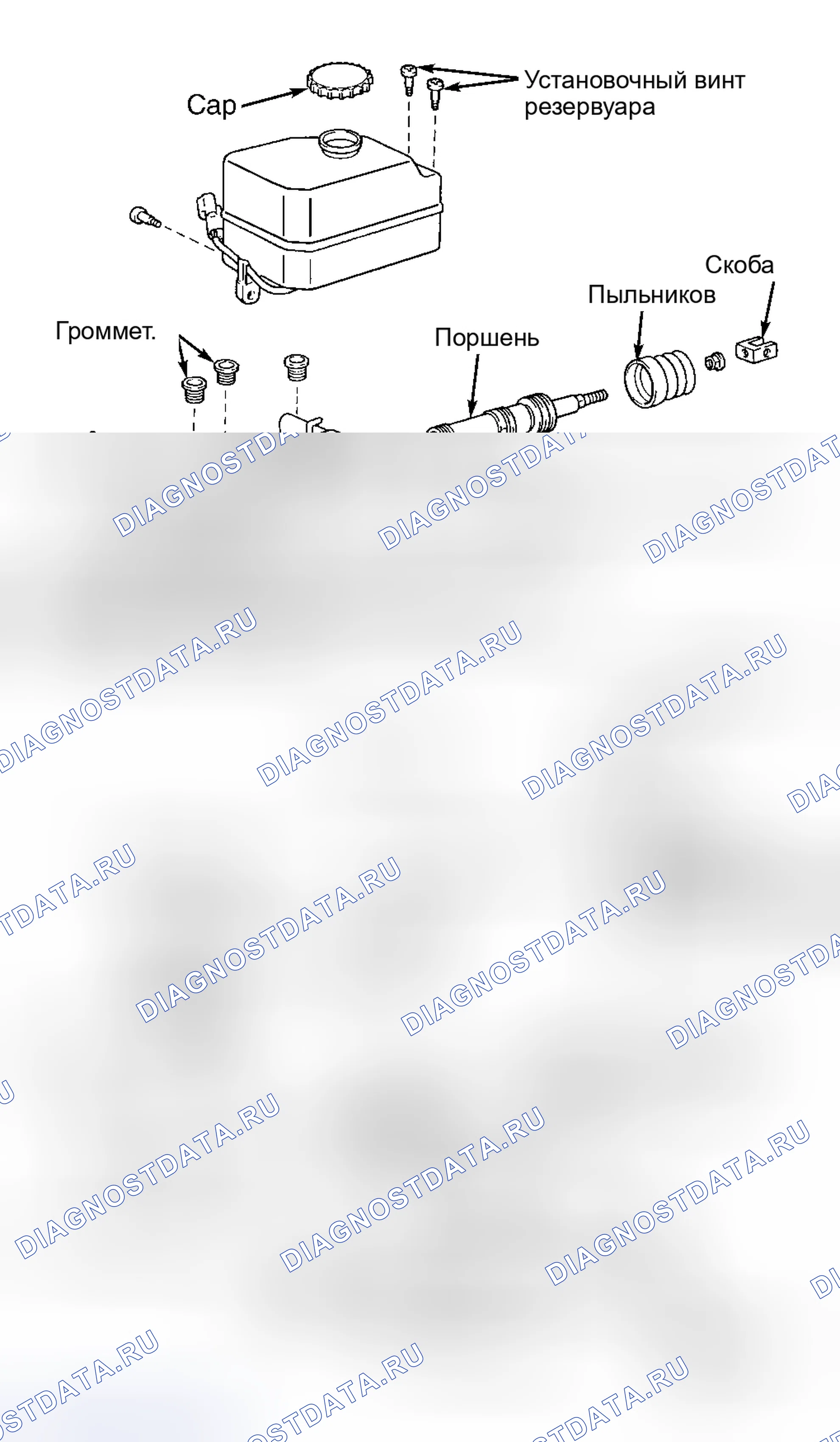 Рис. 24: БЛОК ГИДРОУСИЛИТЕЛЯ ТОРМОЗОВ (LAND CRUISER). Toyota Land Cruiser 100