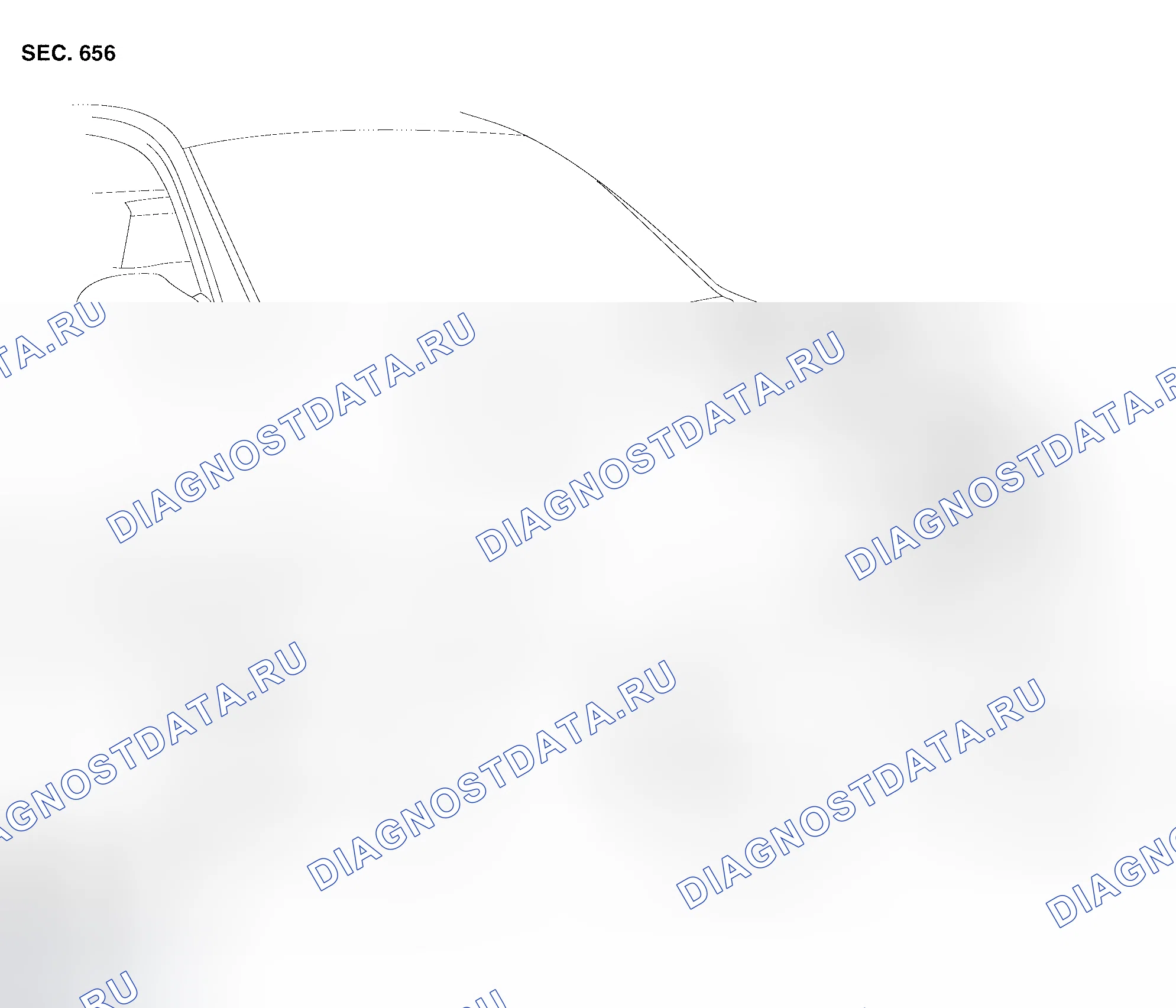 Рис. 44: Снятие и установка управления замком капота. Nissan Altima L31 рестайлинг