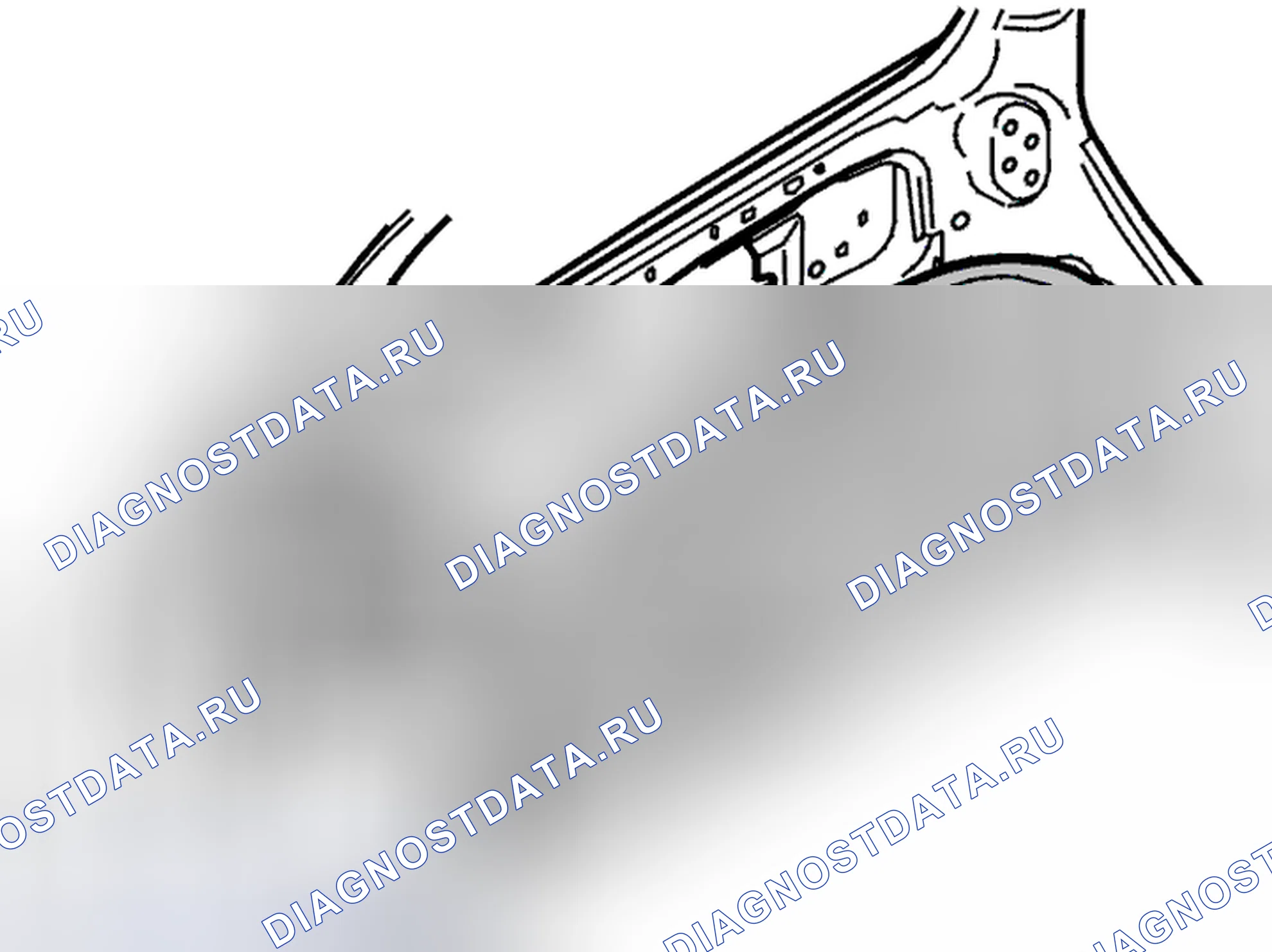 Рис. 115: Снятие звукоизоляции. Volvo XC70 I рестайлинг