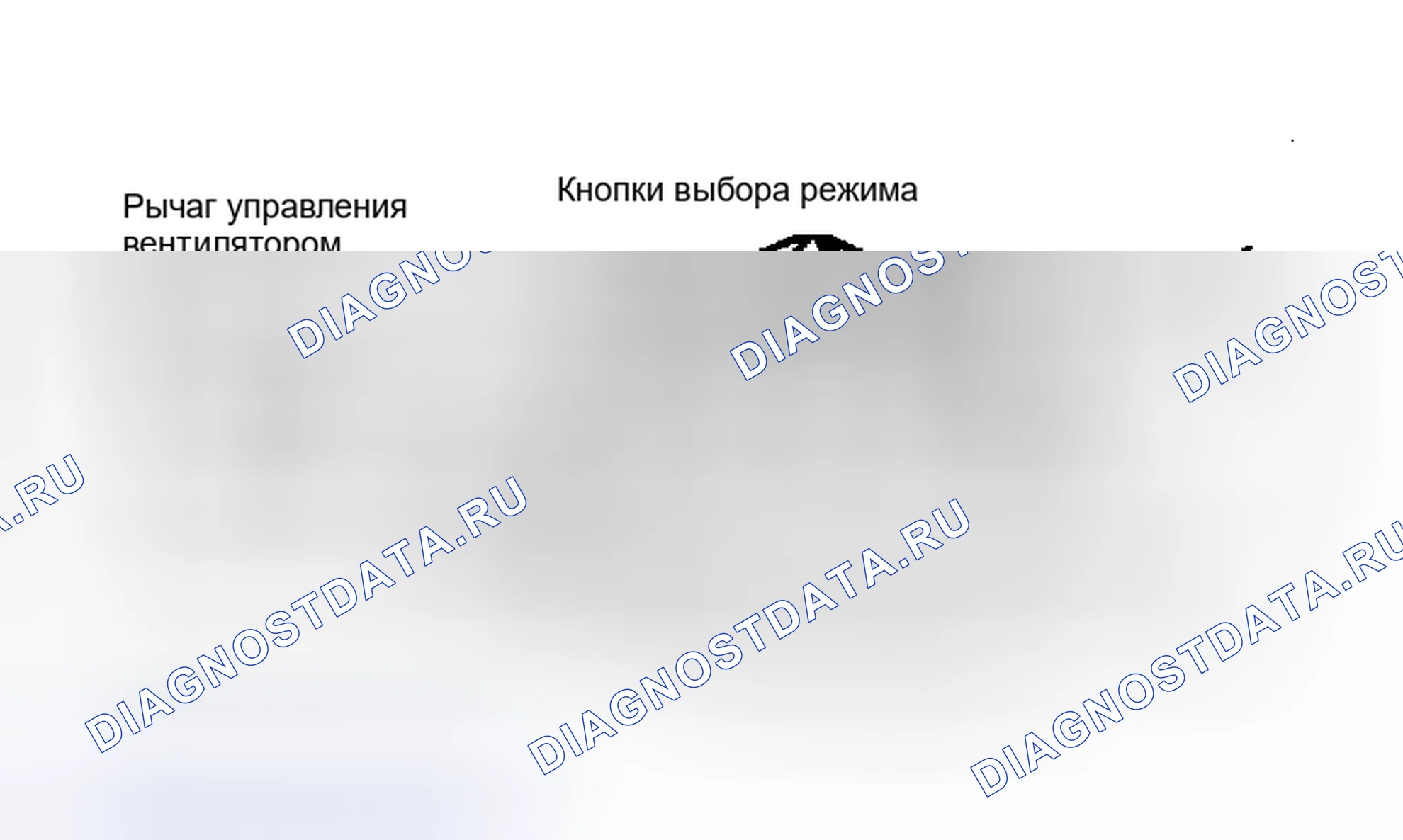 Рис. 26: Типовая панель управления GM Man. кондиционер с выбором режима кнопки. Chevrolet Camaro III рестайлинг