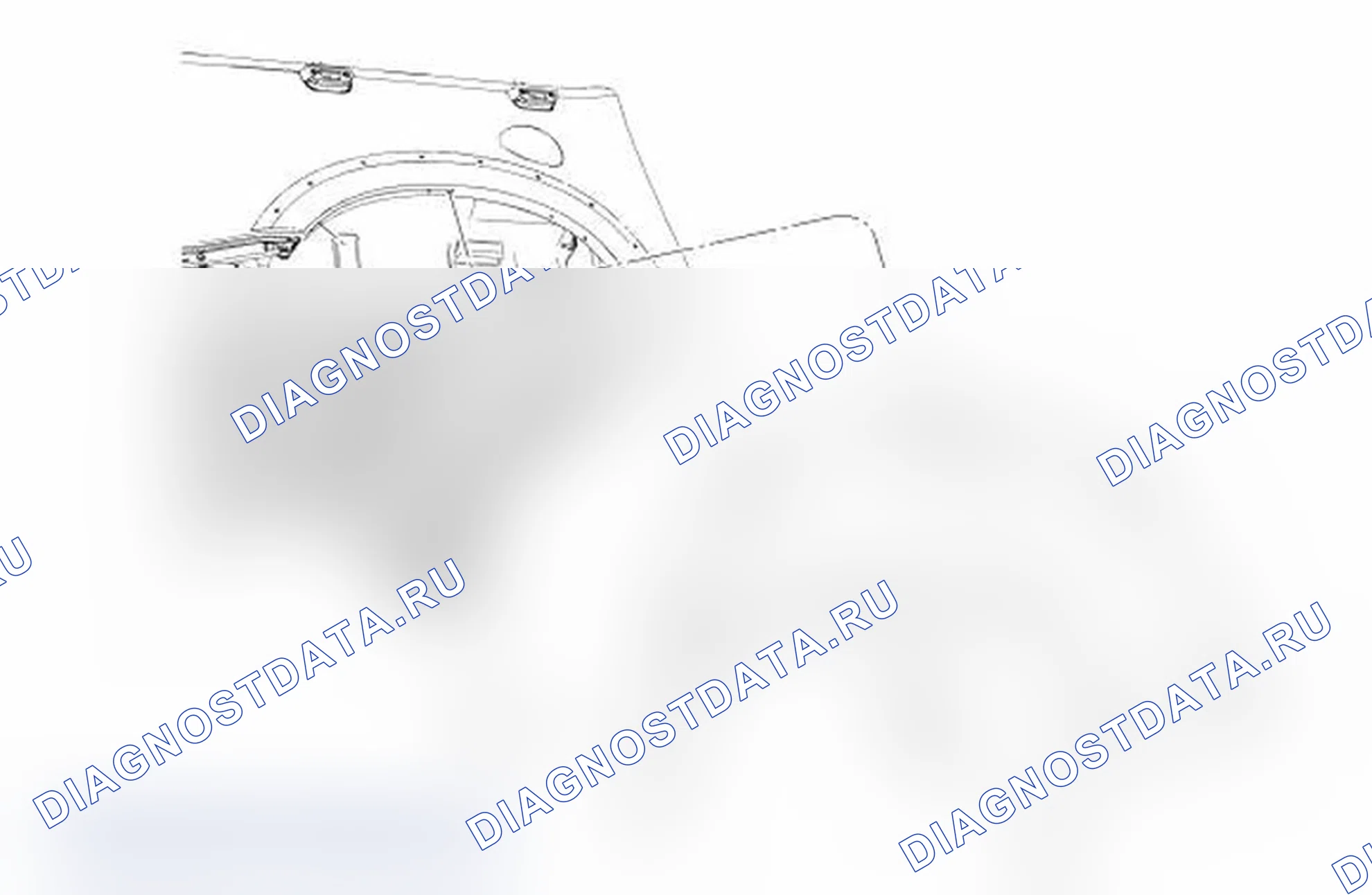 Рис. 2: Pickup Bed Wheel House. Ford Explorer IV