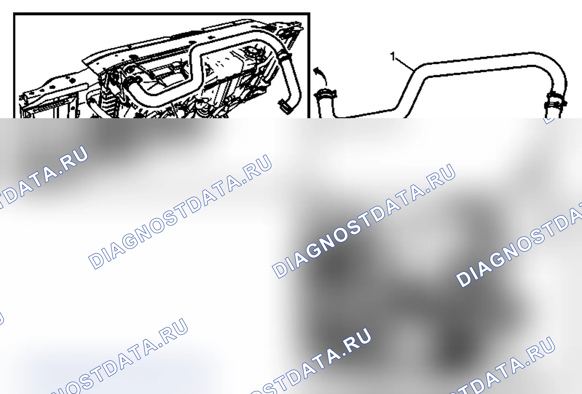 Рис. 5: Замена впускного шланга радиатора (HP2). Chevrolet Tahoe III