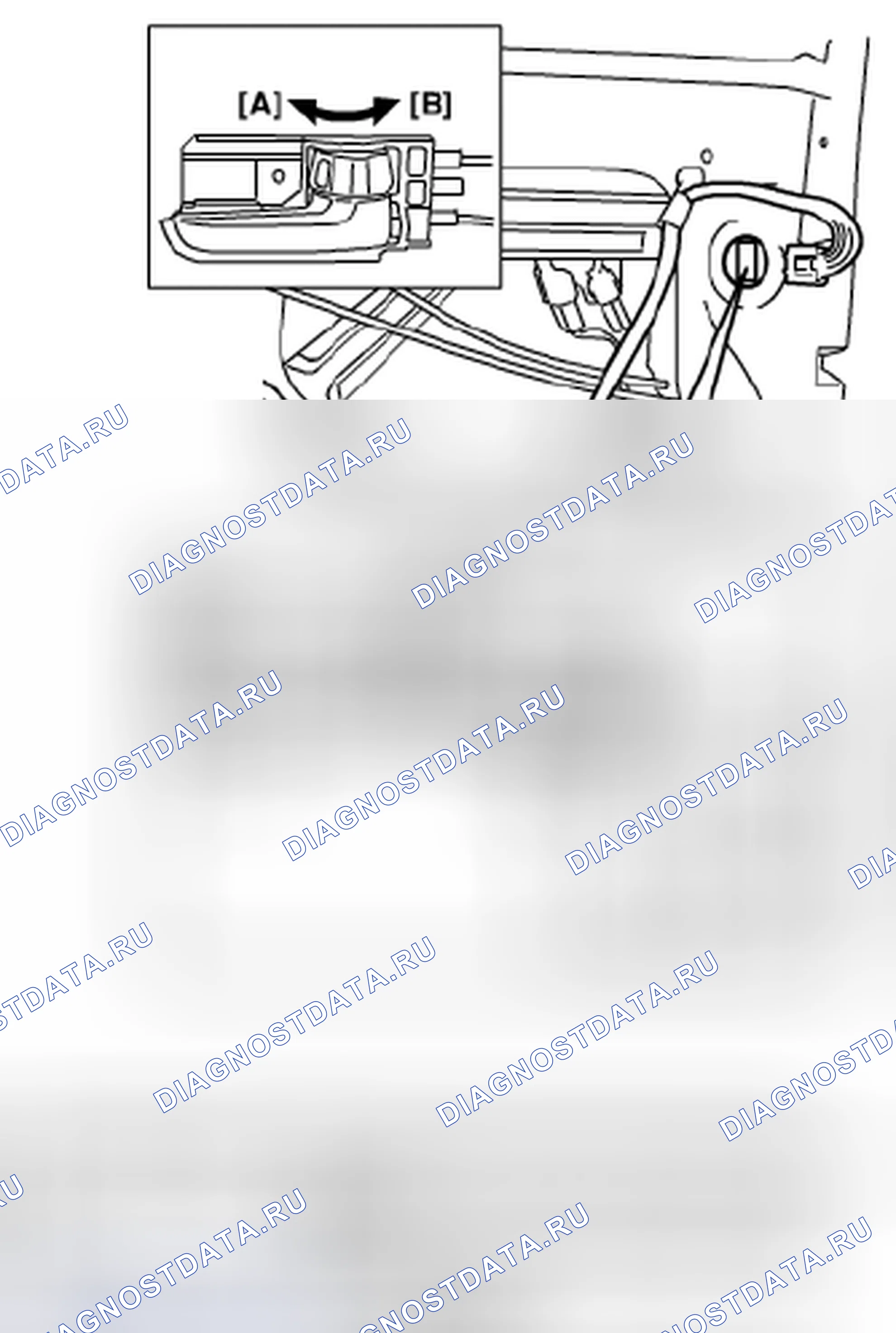 Рис. 41: Проверка переключателя блокировки передней двери. Suzuki SX4 I