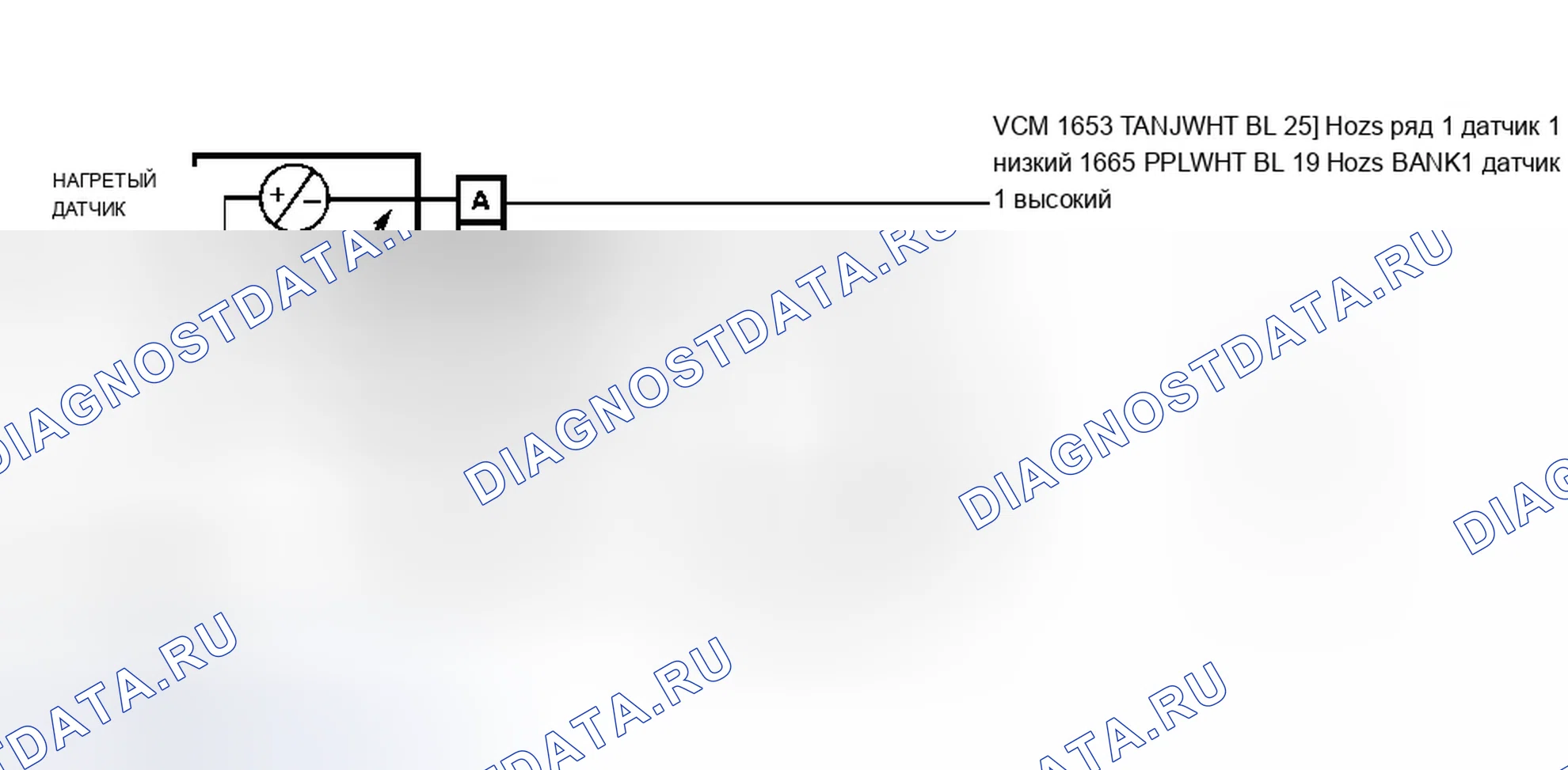 Рис. 655: Схема расшифровка кода ошибки P0131. Chevrolet Chevy Van G3500 