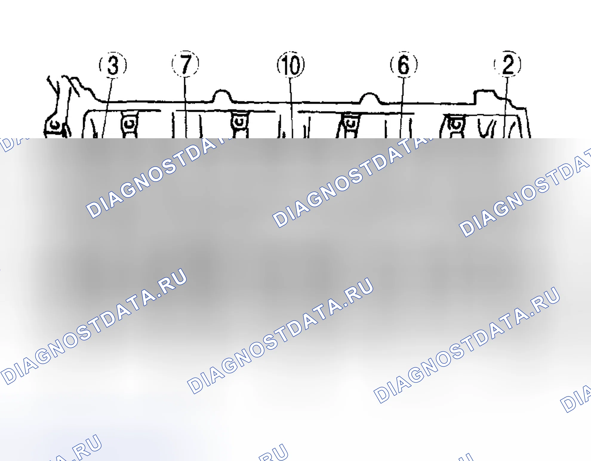 Рис. 59: ПРИМЕЧАНИЕ ПО СНЯТИЮ ГОЛОВКИ ЦИЛИНДРА. Honda CR-V II