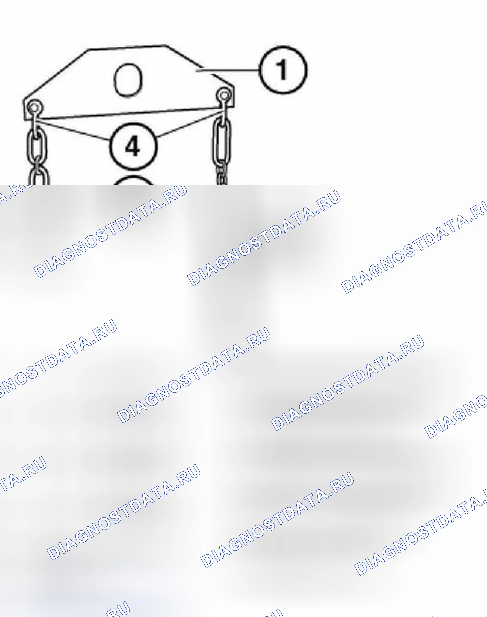 Рис. 7: 11 0 070 Подъемник двигателя. BMW X3 E83