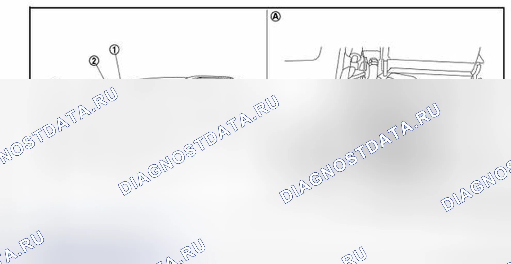 Рис. 9: Расположение компонентов. Nissan Quest IV