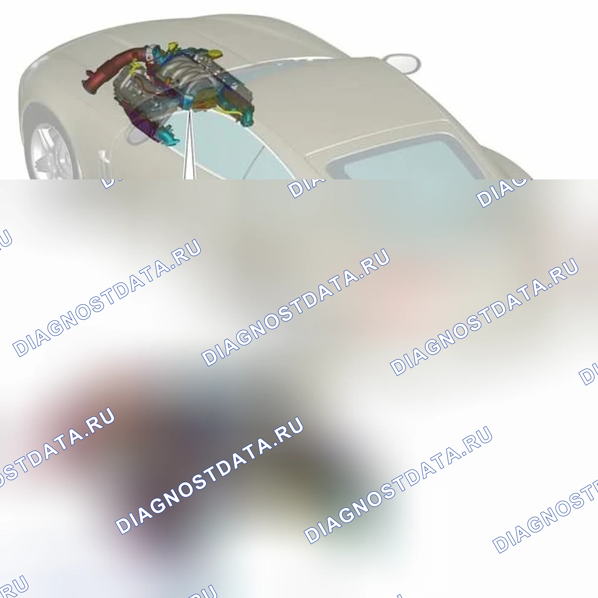 Рис. 106: РАСПОЛОЖЕНИЕ КОМПОНЕНТОВ. Jaguar XKR II