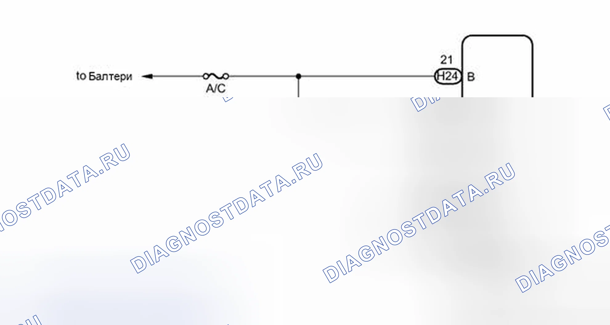 Рис. 124: электросхема. Toyota Sequoia II рестайлинг