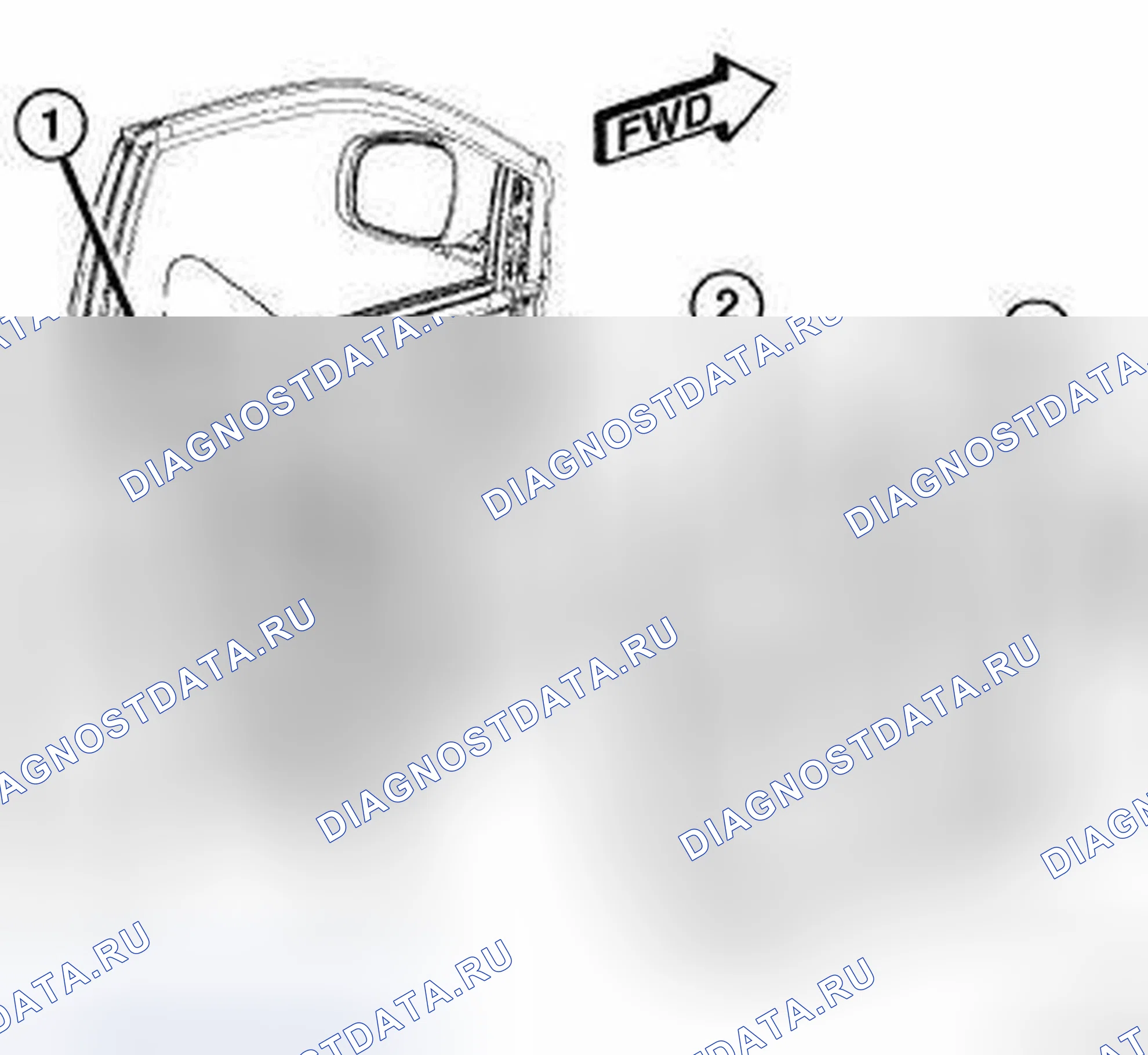 Рис. 2: ДЕМОНТАЖ. Chrysler Town & Country V рестайлинг