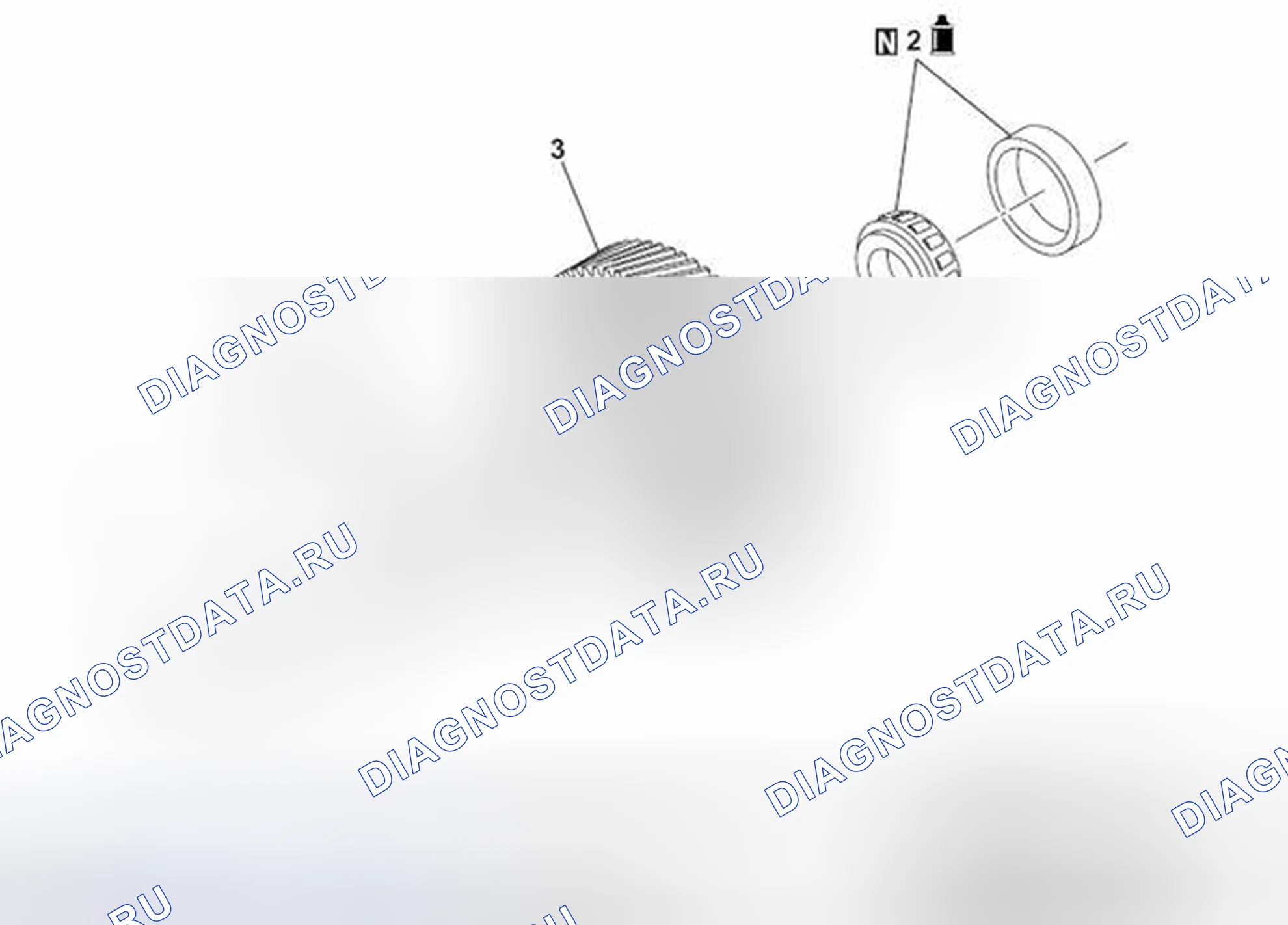 Рис. 292: РАЗБОРКА И СБОРКА. Honda Domani MB