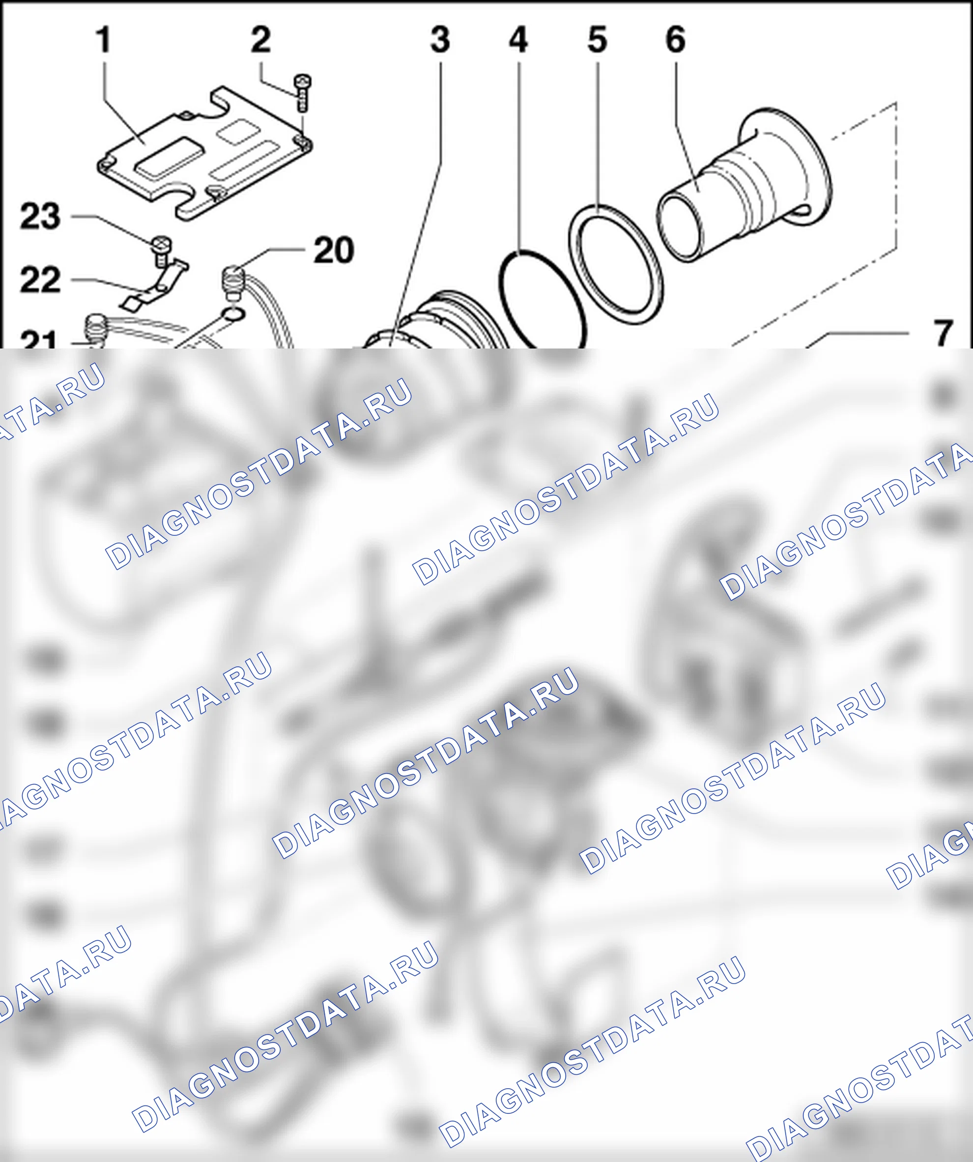Auxiliary отопитель -B5W- S / -D5W- S, vehicles 06.2000 ▸. SEAT Alhambra I