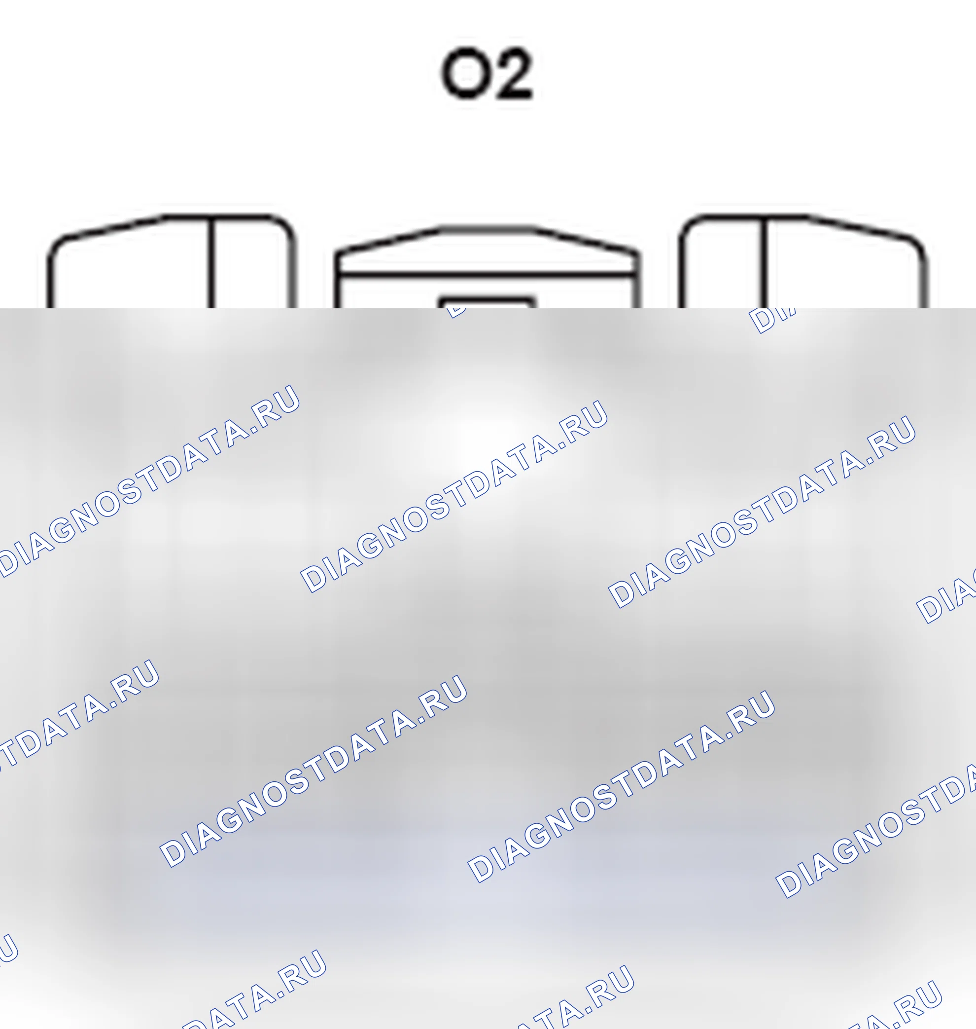 Рис. 453: Вид с торца разъема ECU двери (задняя правая) (O2). Lexus GS III