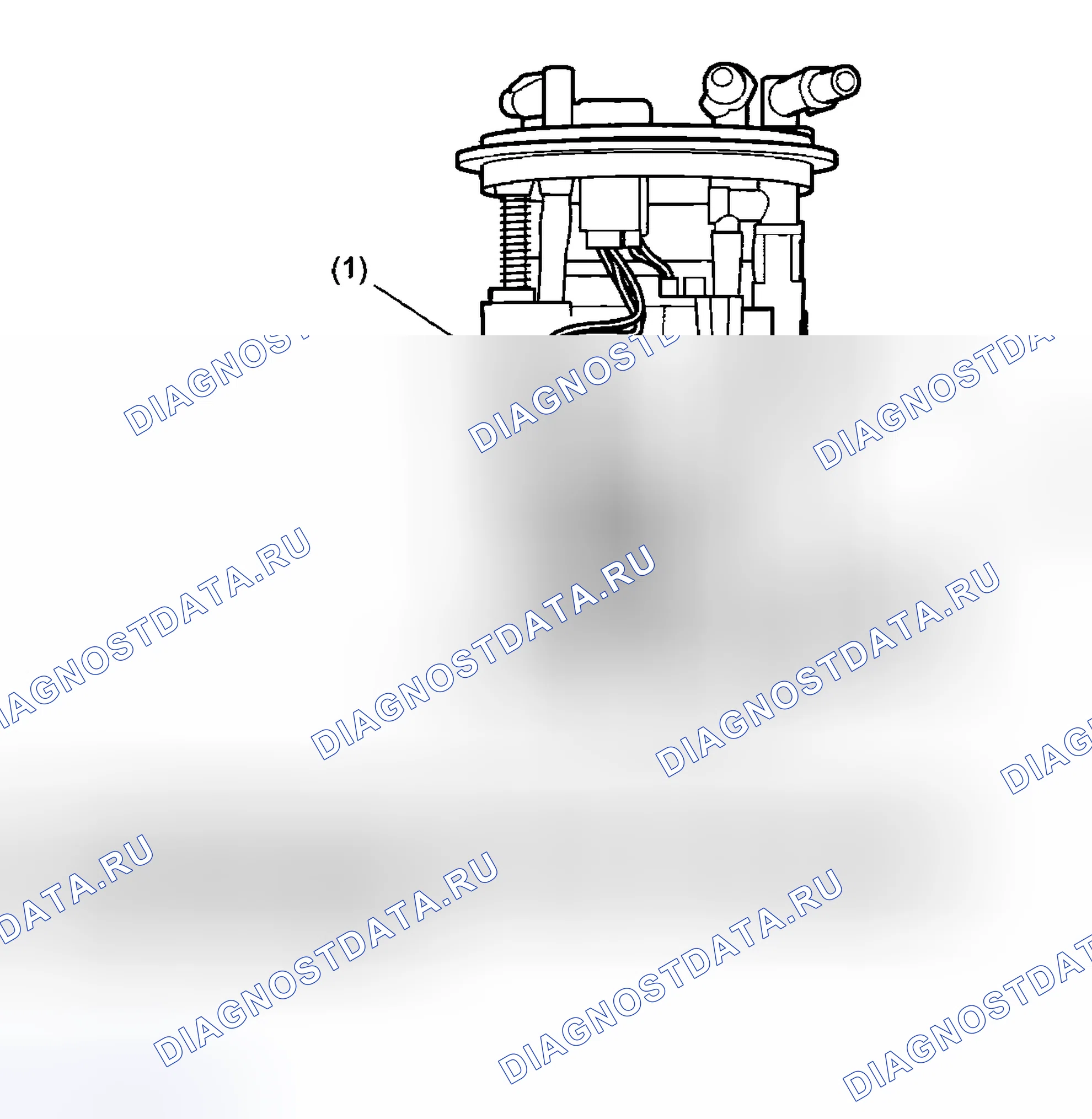 Рис. 39: ДАТЧИК УРОВНЯ ТОПЛИВА. Subaru Impreza WRX GH