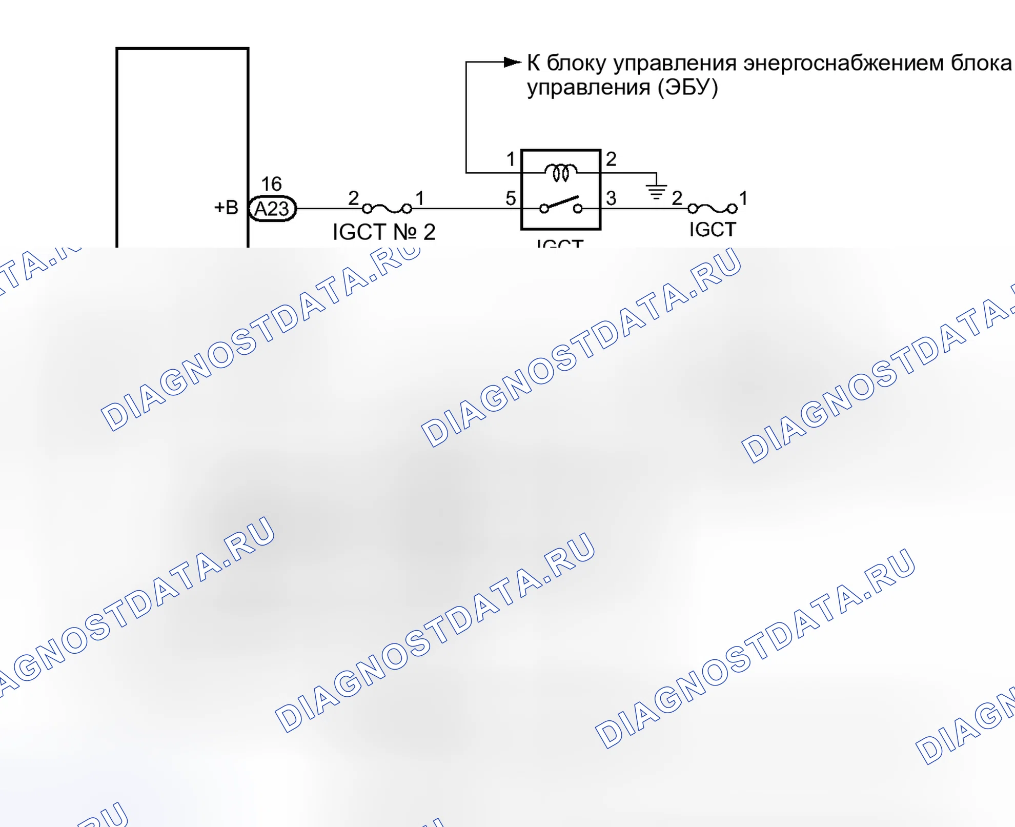Рис. 174: электросхема. Toyota Prius III рестайлинг