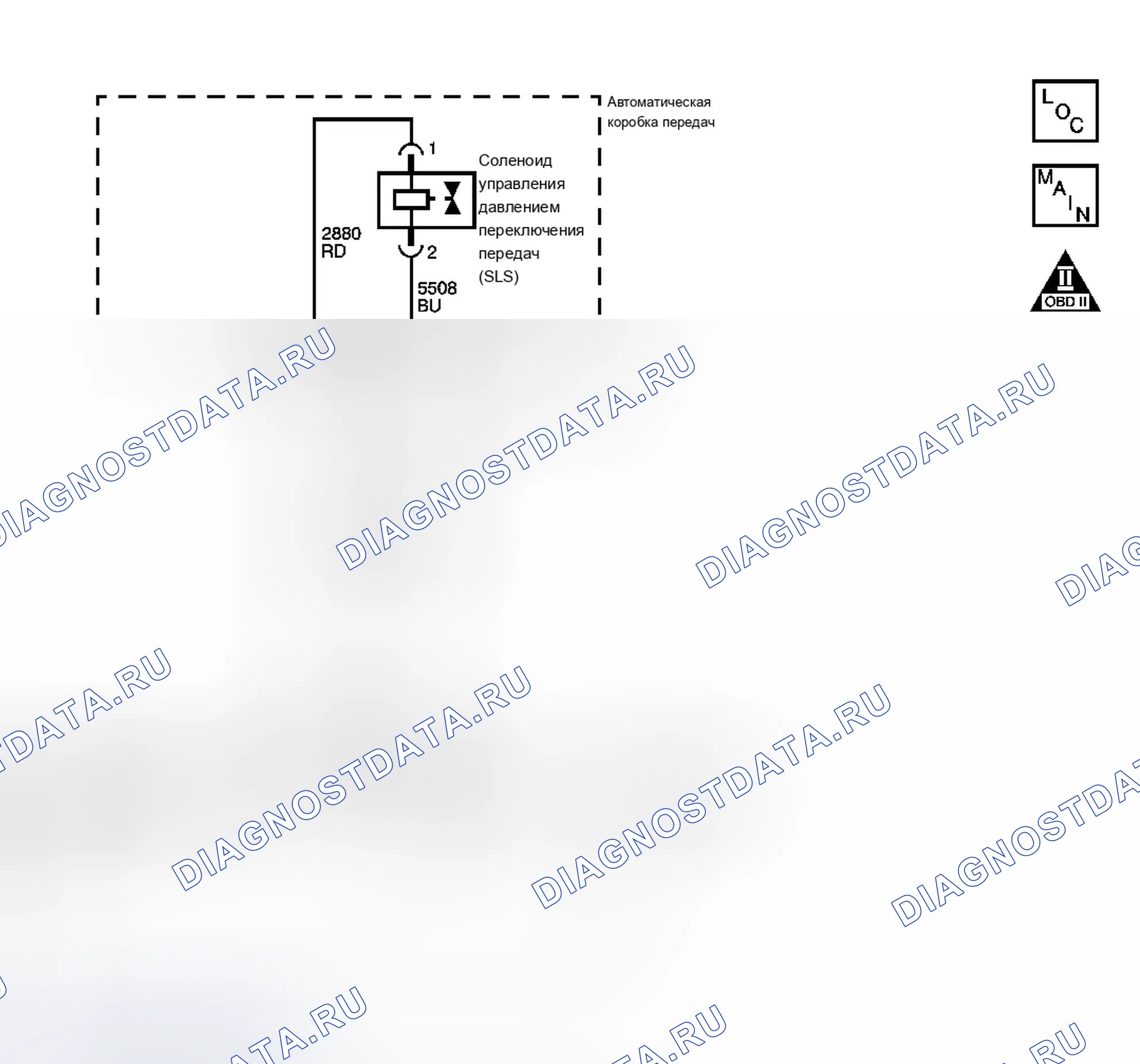 Рис. 73: расшифровка кода ошибки P0970. Chevrolet Equinox I