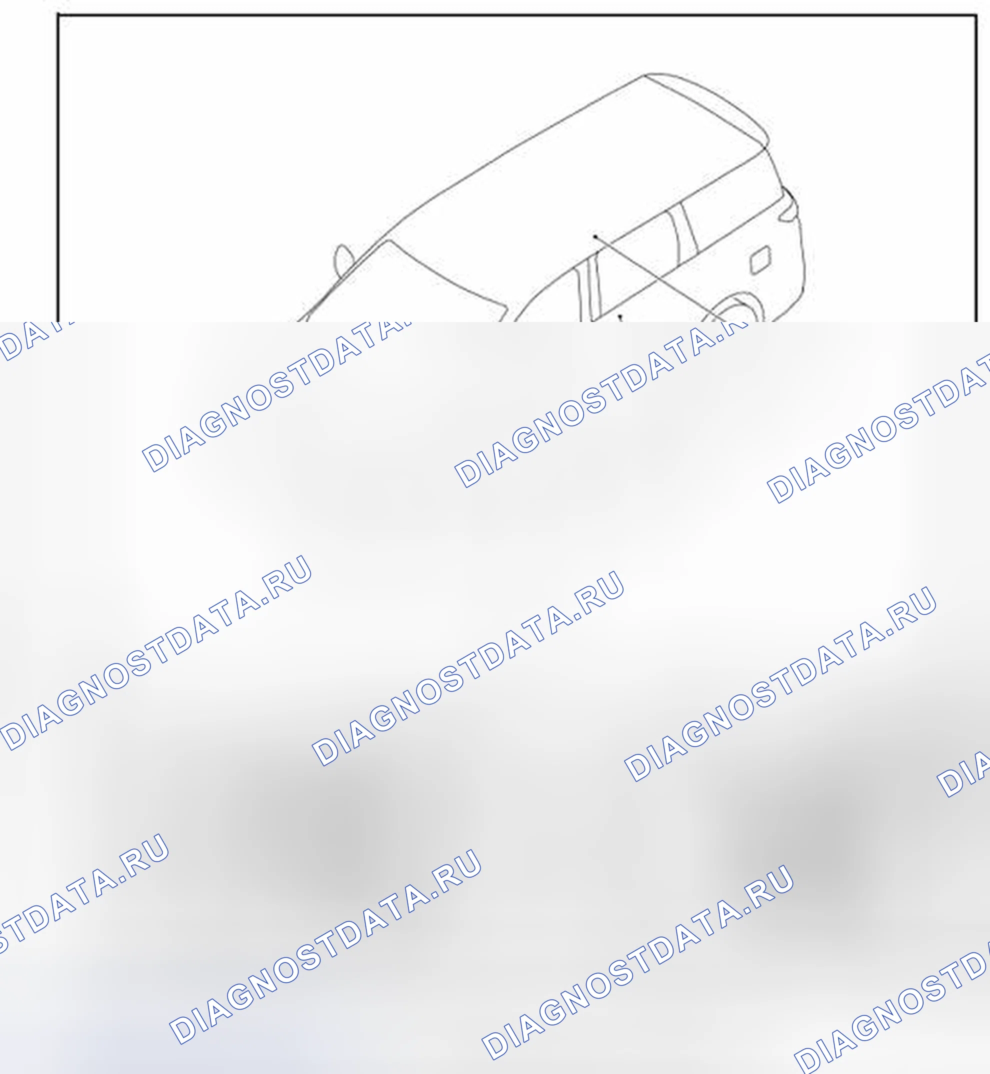 Рис. 24: Расположение компонентов. Nissan Quest IV