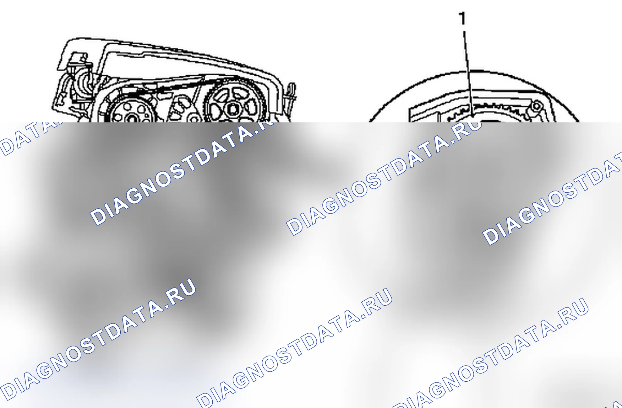 Насос охлаждающей жидкости - дизельные двигатели Z 19 DT OHC и Z 19 DTH DOHC. Opel Signum I рестайлинг
