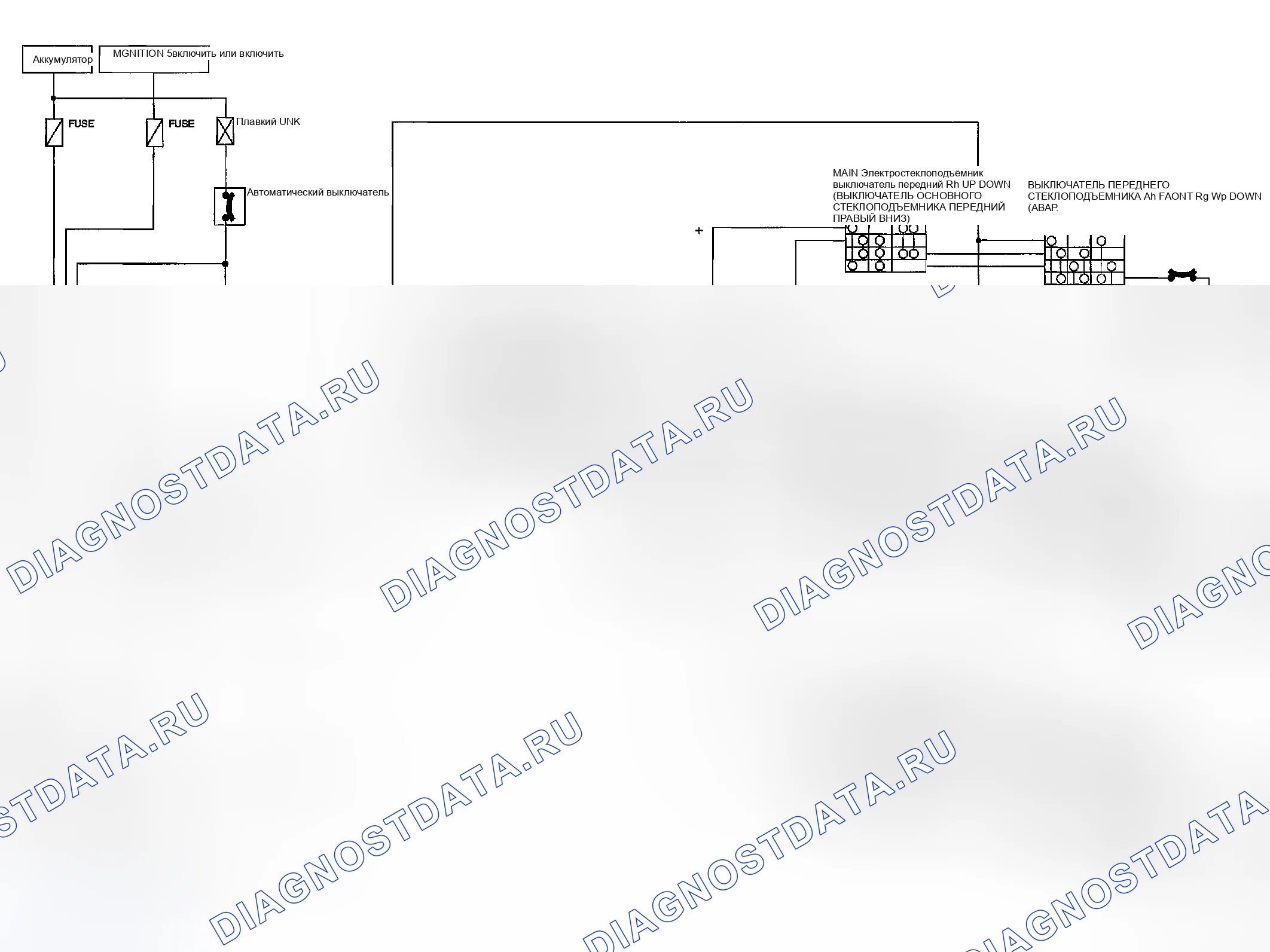 Рис. 7: Принципиальная схема. Honda Odyssey (North America) I