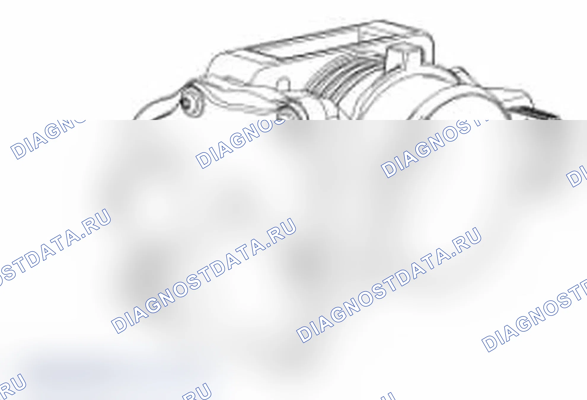 Рис. 38: Электронное управление приводом дроссельной заслонки (TAC). Ford Edge I рестайлинг
