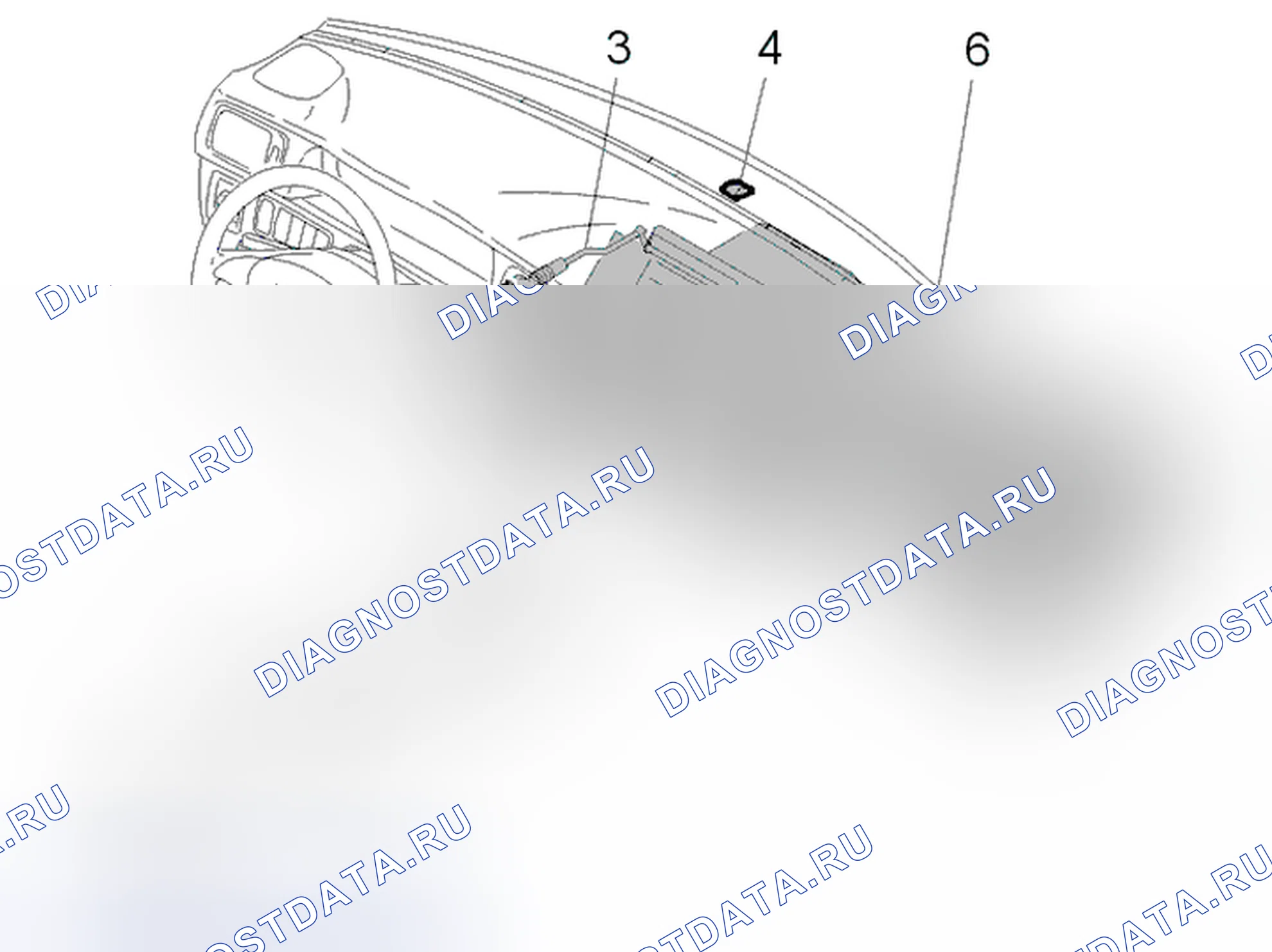 Рис. 857: Пассажирский салон. Volvo C70 I