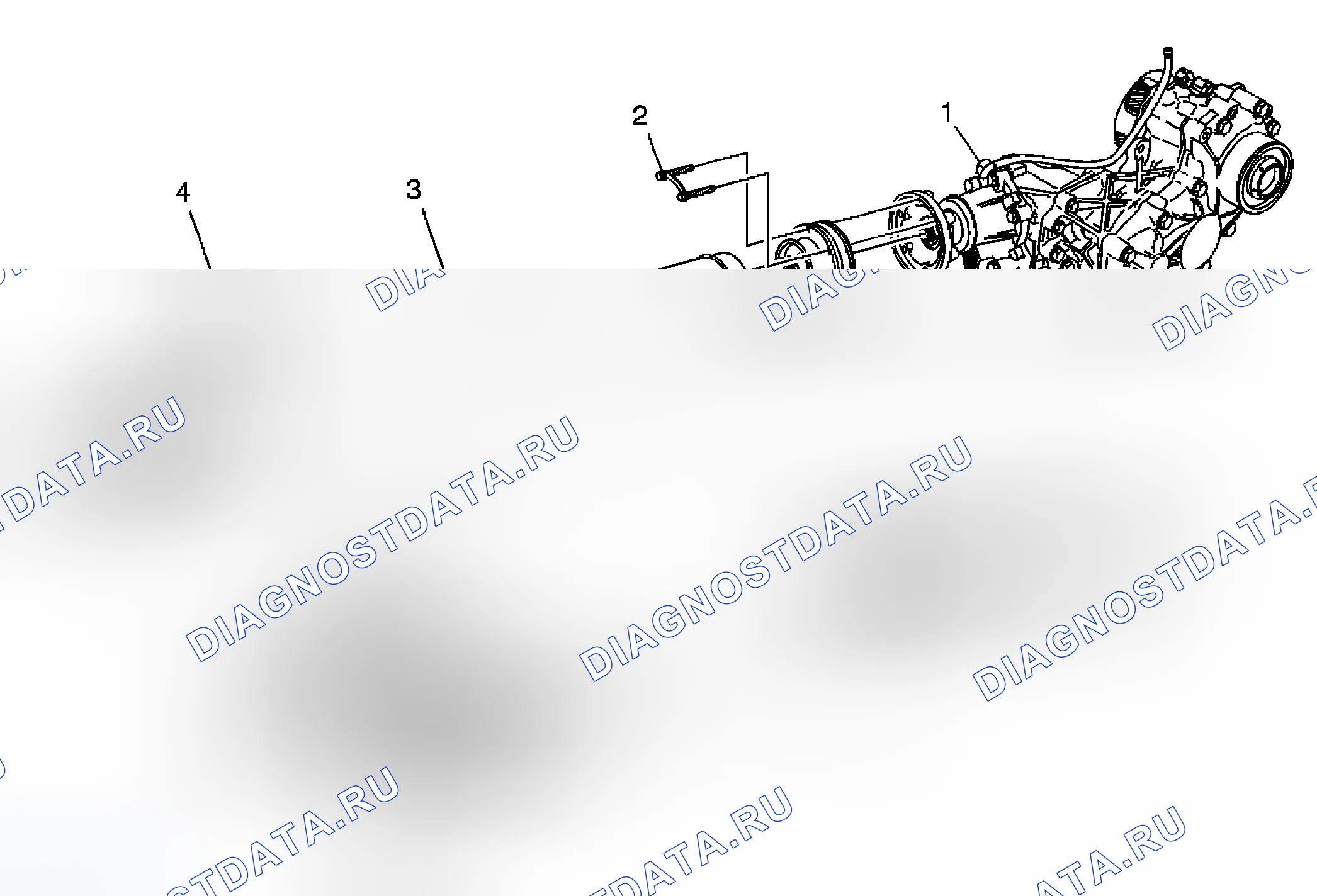 Рис. 11: Описание раздаточной коробки. Chevrolet Uplander I