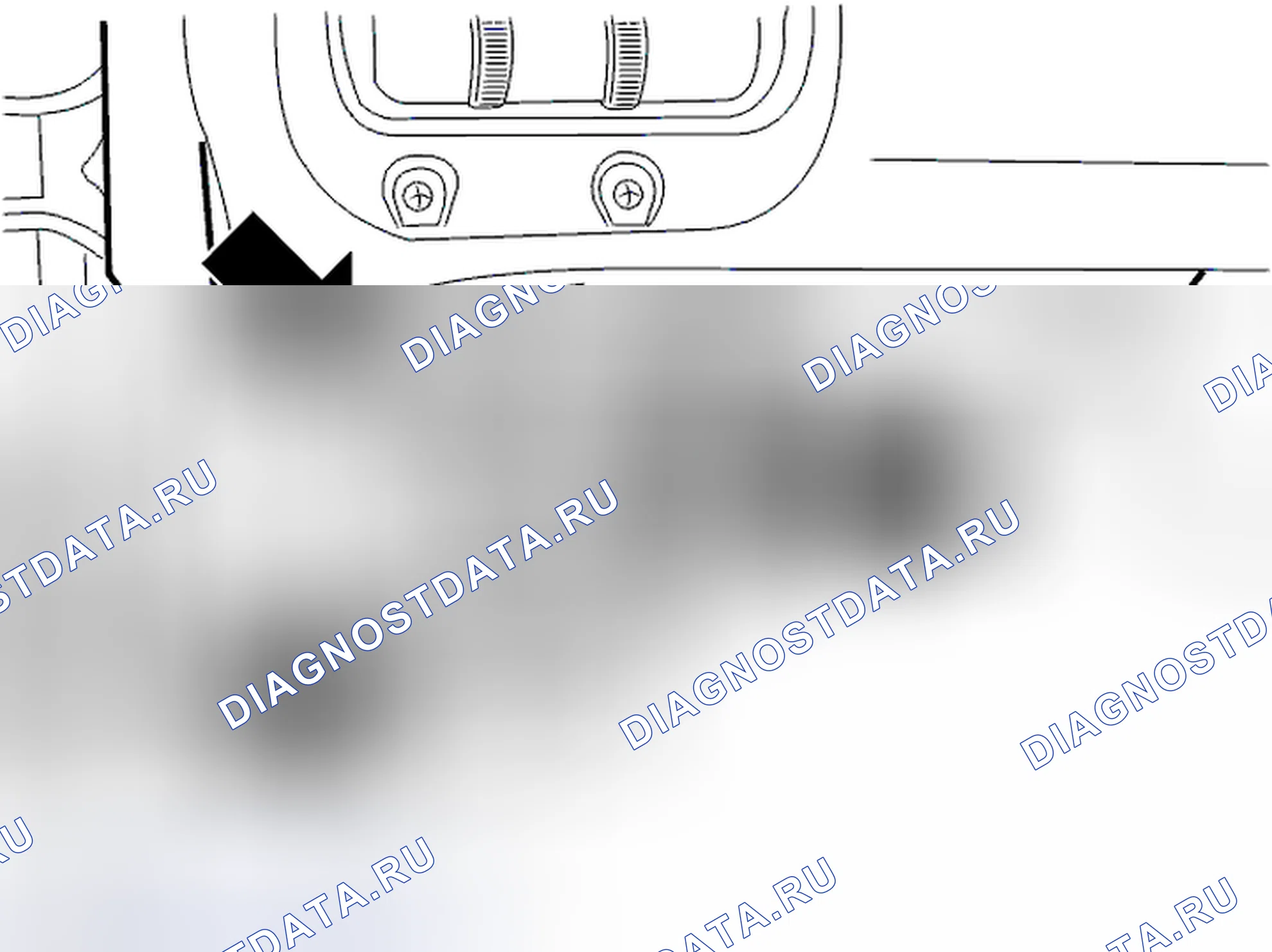 Рис. 116: Установка центрального электронного модуля (CEM). Volvo S40 I рестайлинг