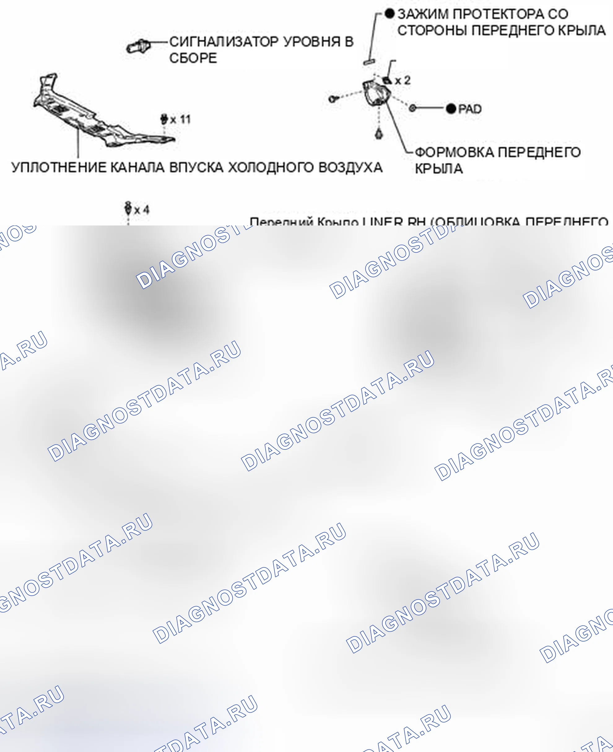 Рис. 178: КОМПОНЕНТЫ. Toyota Highlander II
