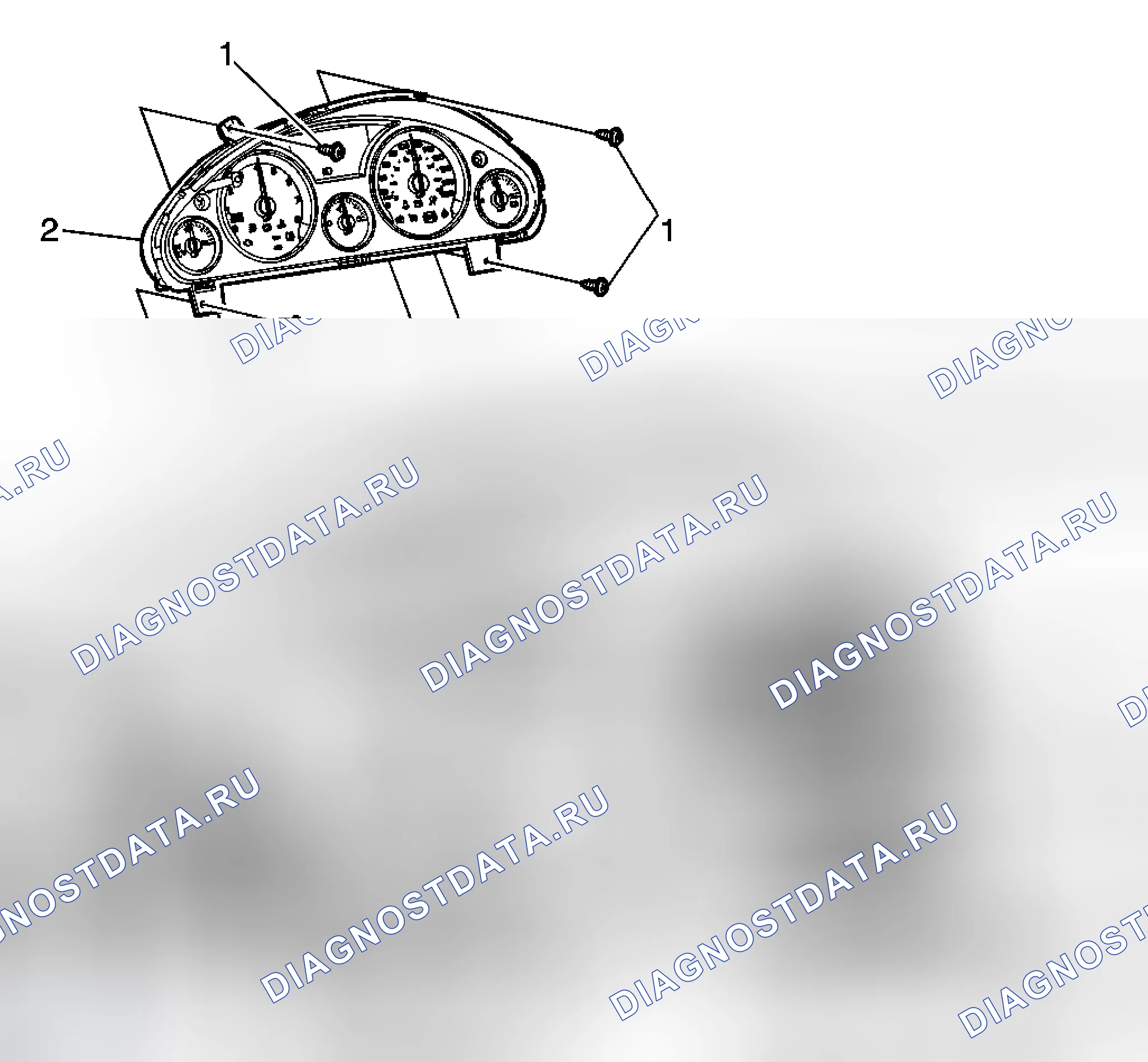 Рис. 16: Замена приборной панели (OUTLOOK). Chevrolet Traverse I