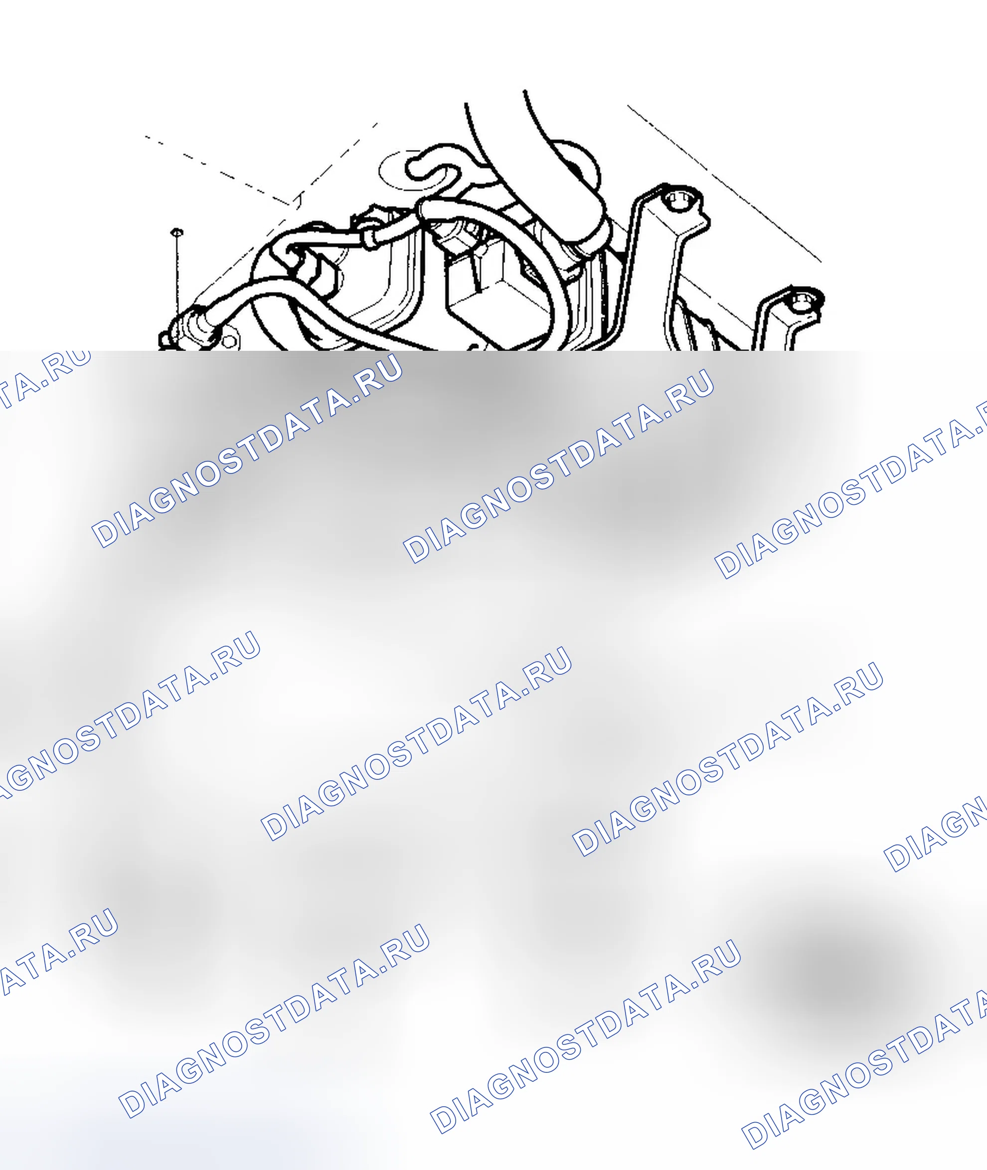 Рис. 62: Замена канистры EVAP. Honda Odyssey III