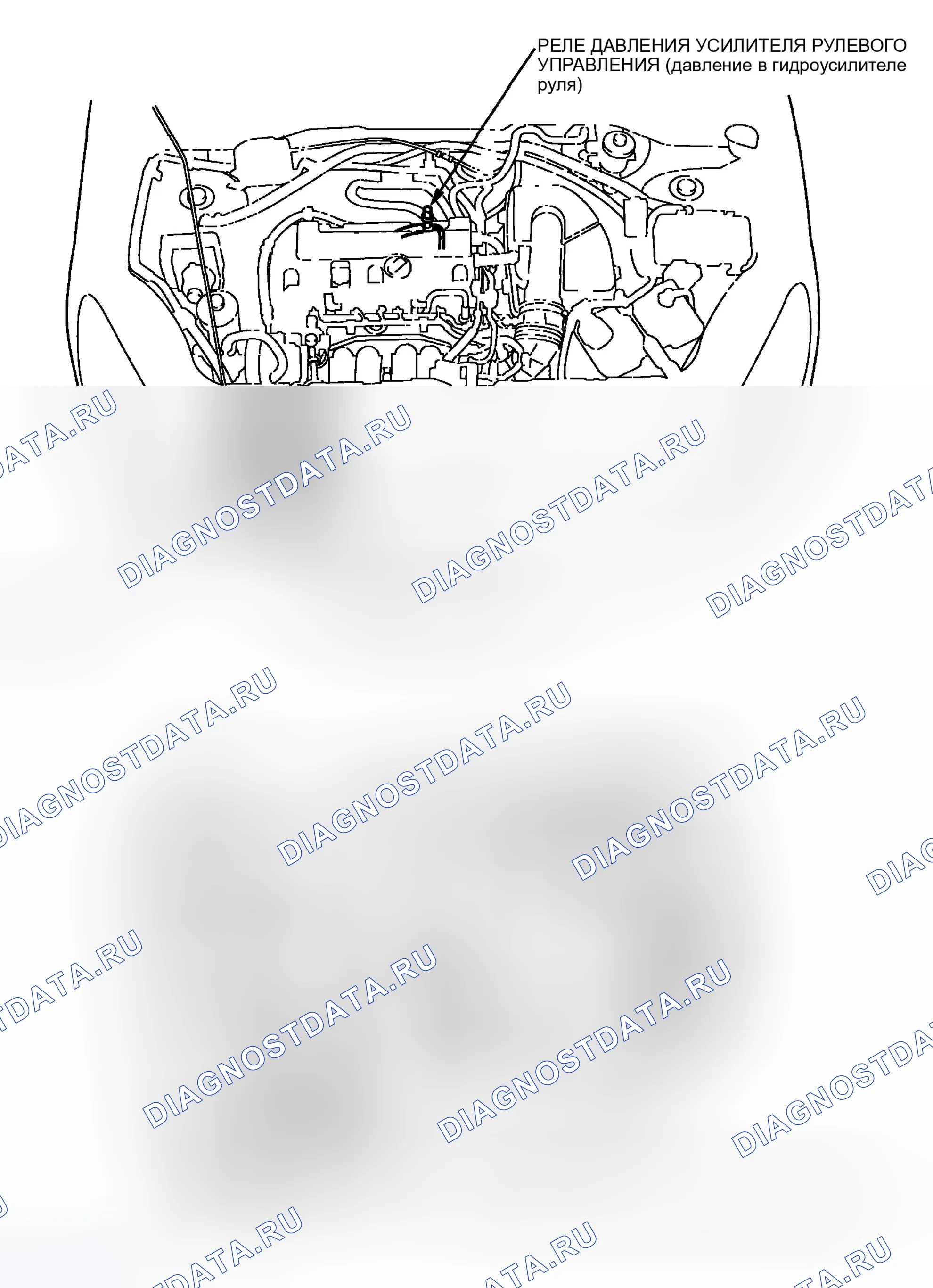 Рис. 260: Указатель расположения компонентов. Honda CR-V II рестайлинг