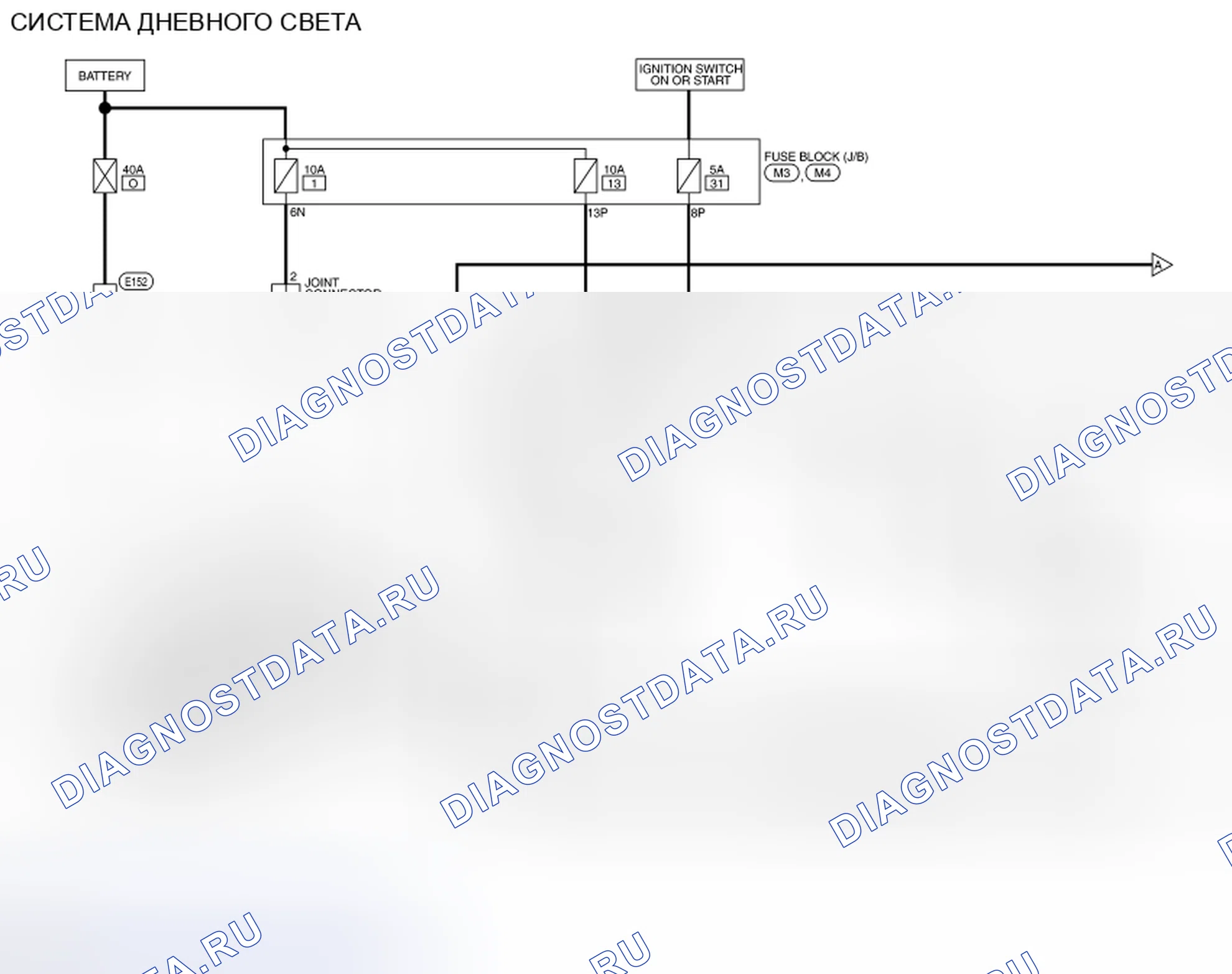 Рис. 34: электросхема. Nissan Pathfinder IV рестайлинг