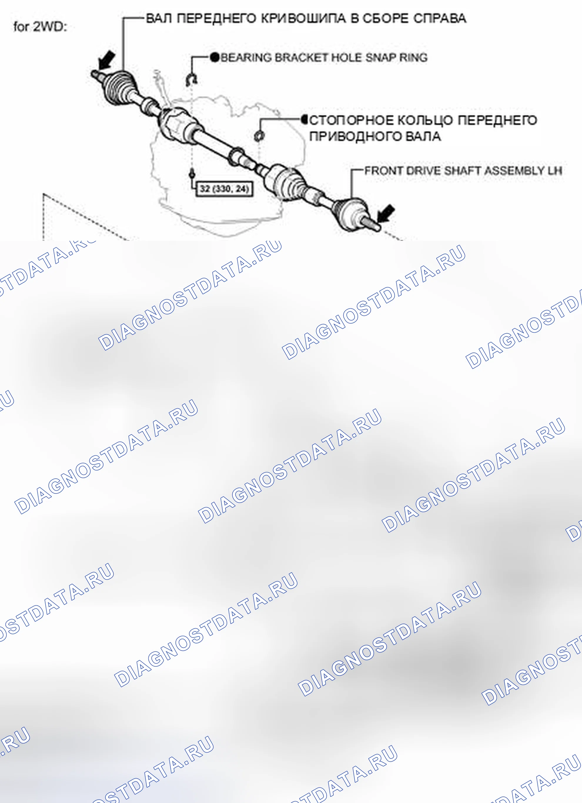 Рис. 49: ИЛЛЮСТРАЦИЯ. Toyota Highlander II рестайлинг