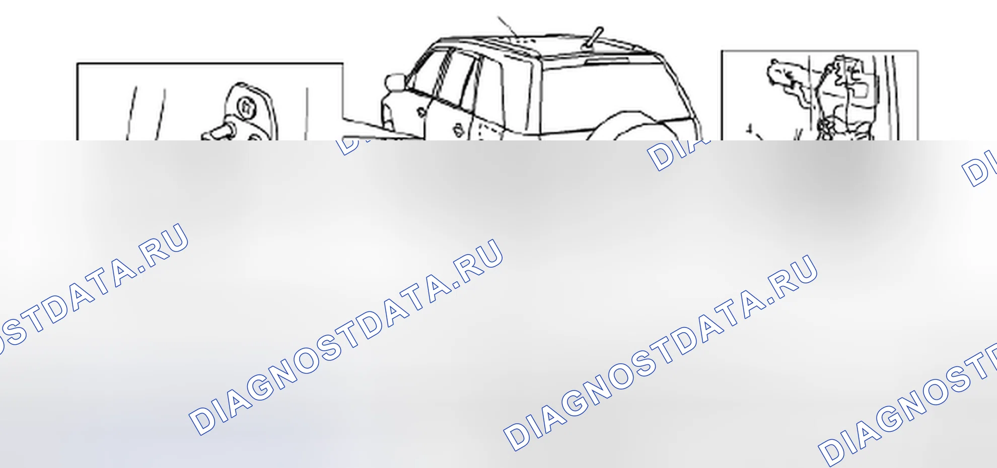 Рис. 3: РАСПОЛОЖЕНИЕ СИСТЕМЫ ВНУТРЕННЕГО ОСВЕЩЕНИЯ. Suzuki Grand Vitara II