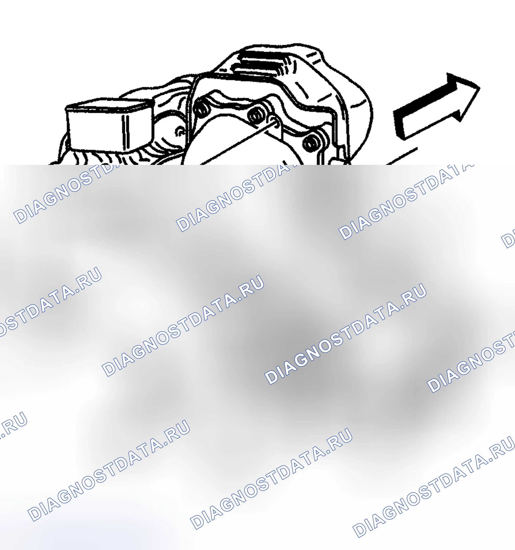 Рис. 464: Удаление выхлопного отверстия. GMC Cab & Chassis Sierra 3500 GMT800 early