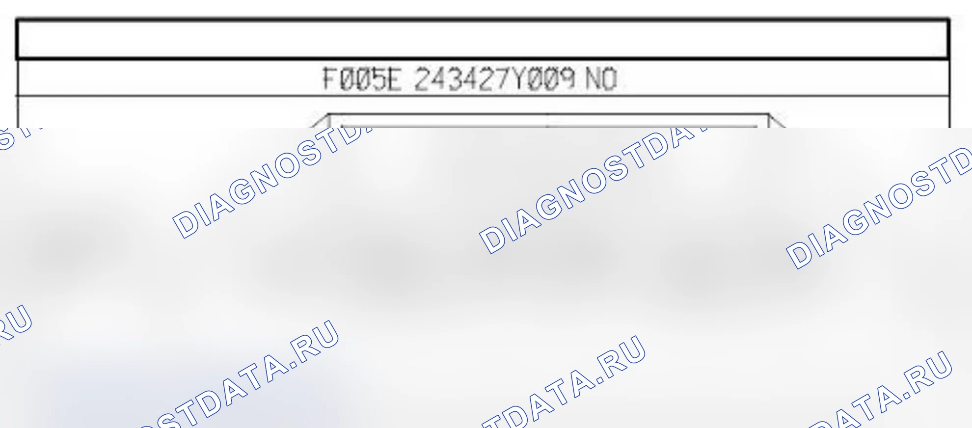 Распиновка разъёма R447 — Соед. разъем сирены охранной сигнализации и переднего жгута проводов. Renault Fluence I