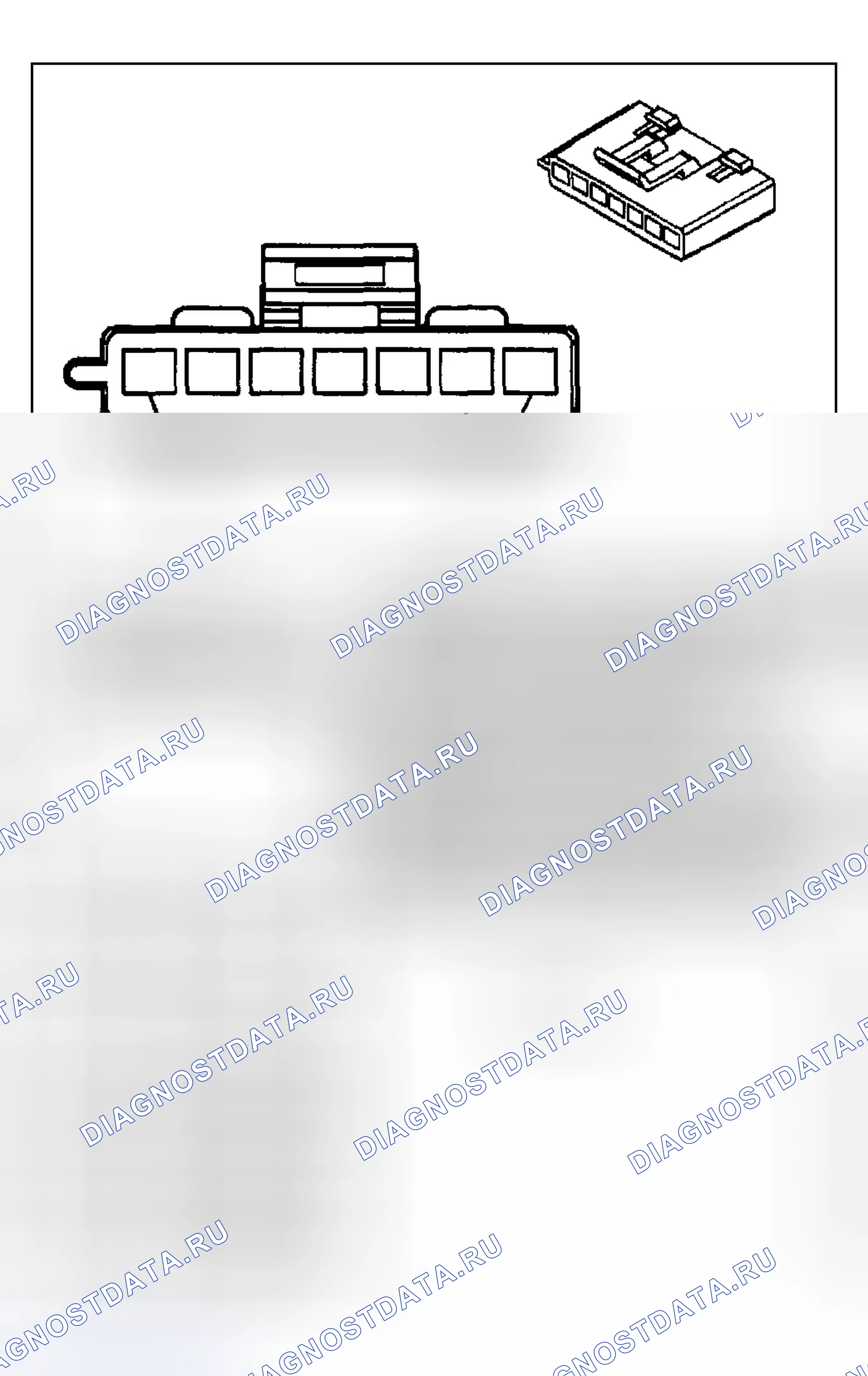 Рис. 355: Узел резистора электродвигателя вентилятора. Hyundai Venue I