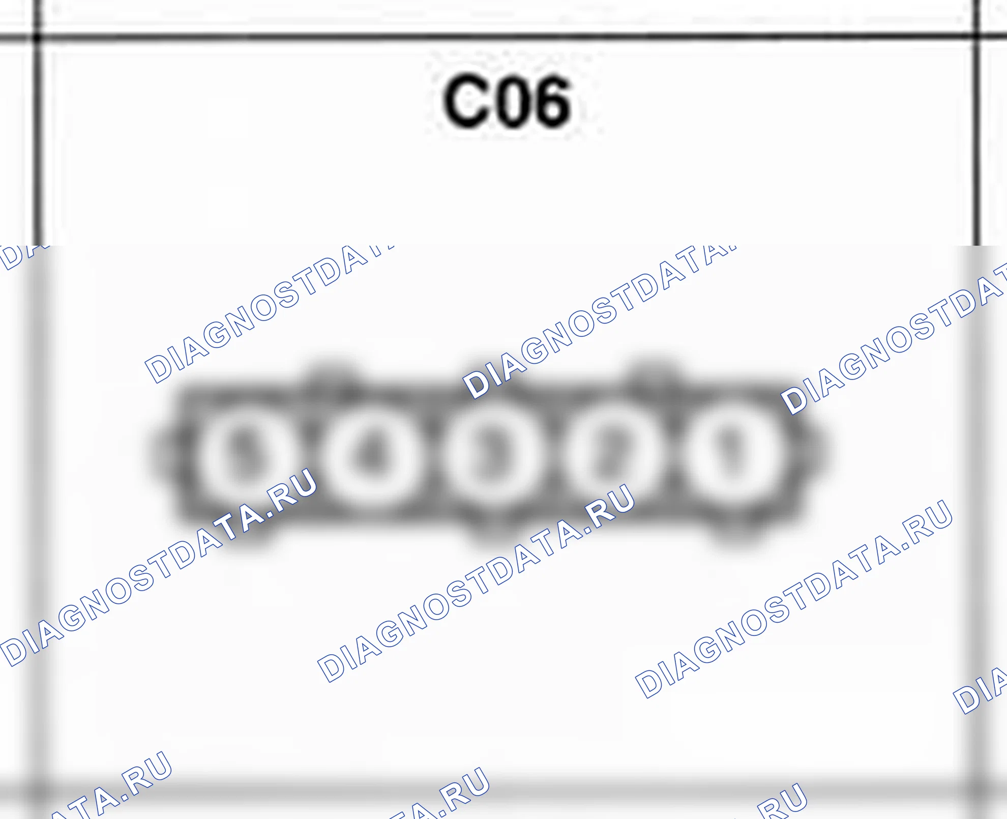 Распиновка разъёма C06 — жгута управления. Hyundai Accent LC