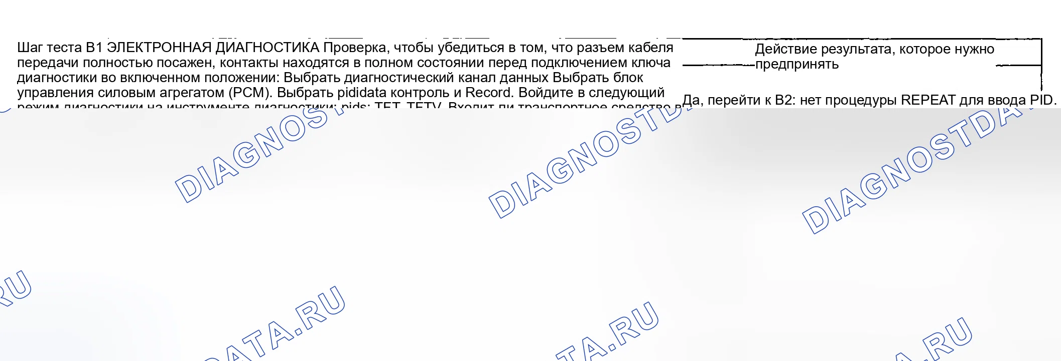 Рис. 1644: диагностический тест B: Датчик температуры трансмиссионной жидкости (TFT). Ford Pickup F250 Super Duty I