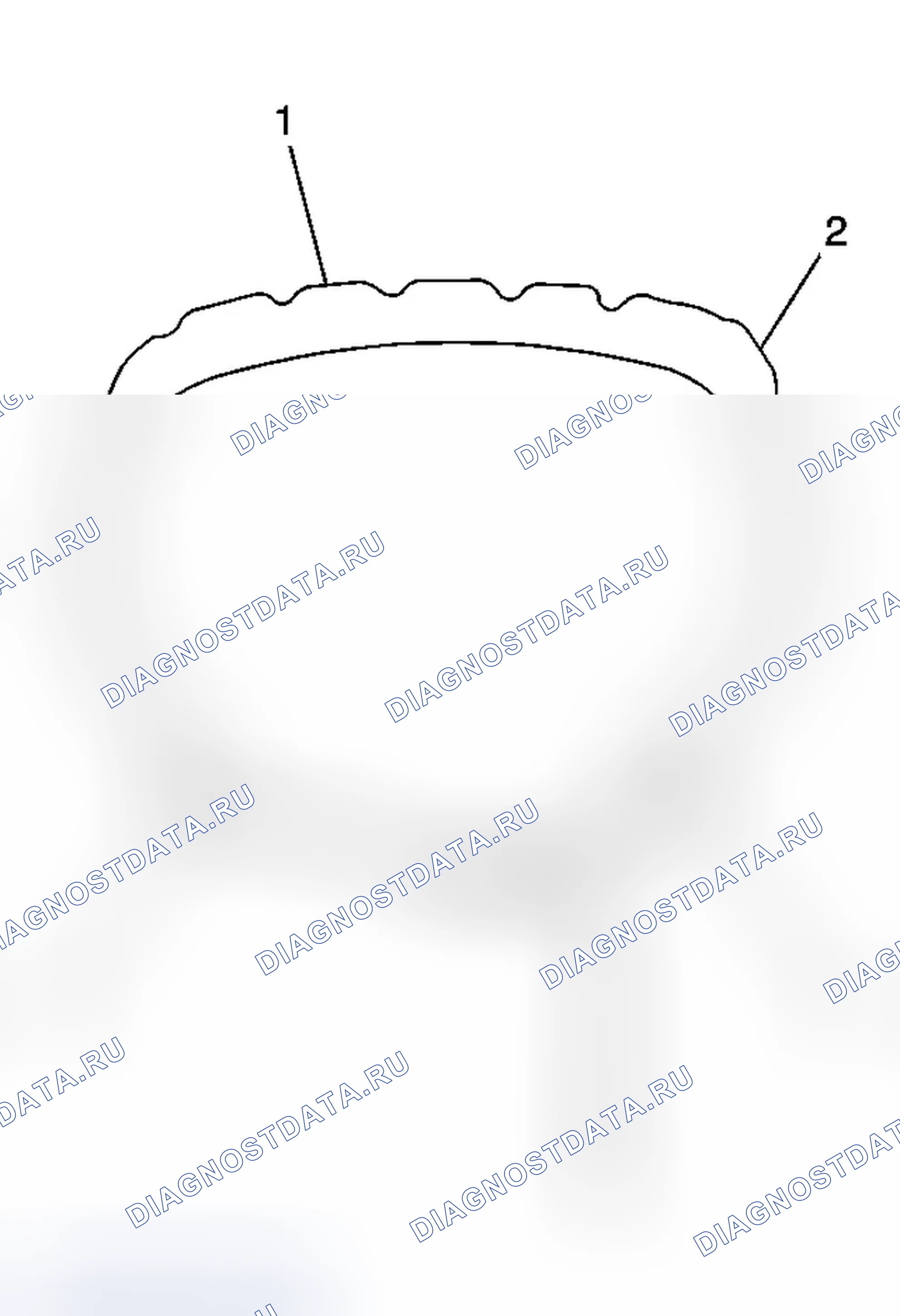 Рис. 3: Биение колеса. Chevrolet Aveo I рестайлинг