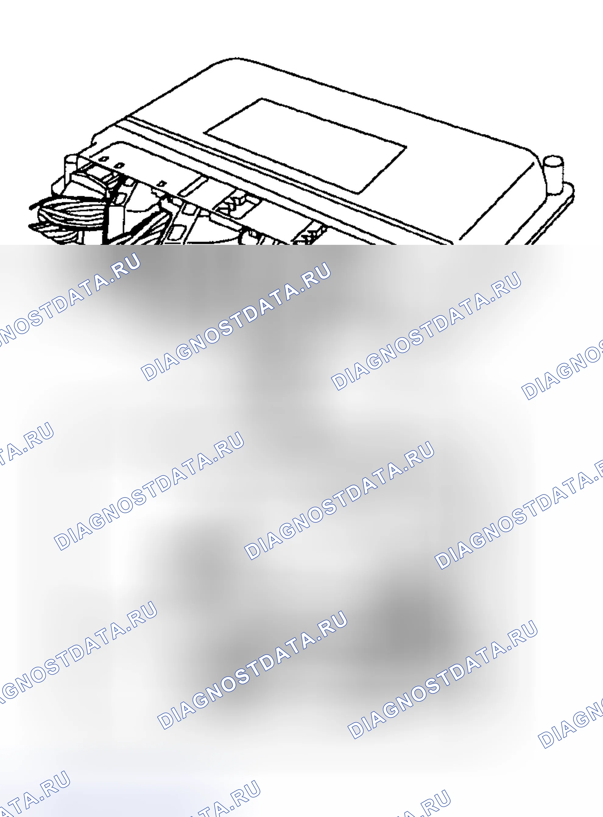 Рис. 1: РАЗЪЕДИНЕНИЕ РАЗЪЕМОВ блок управления двигателем. Land Rover Discovery L318