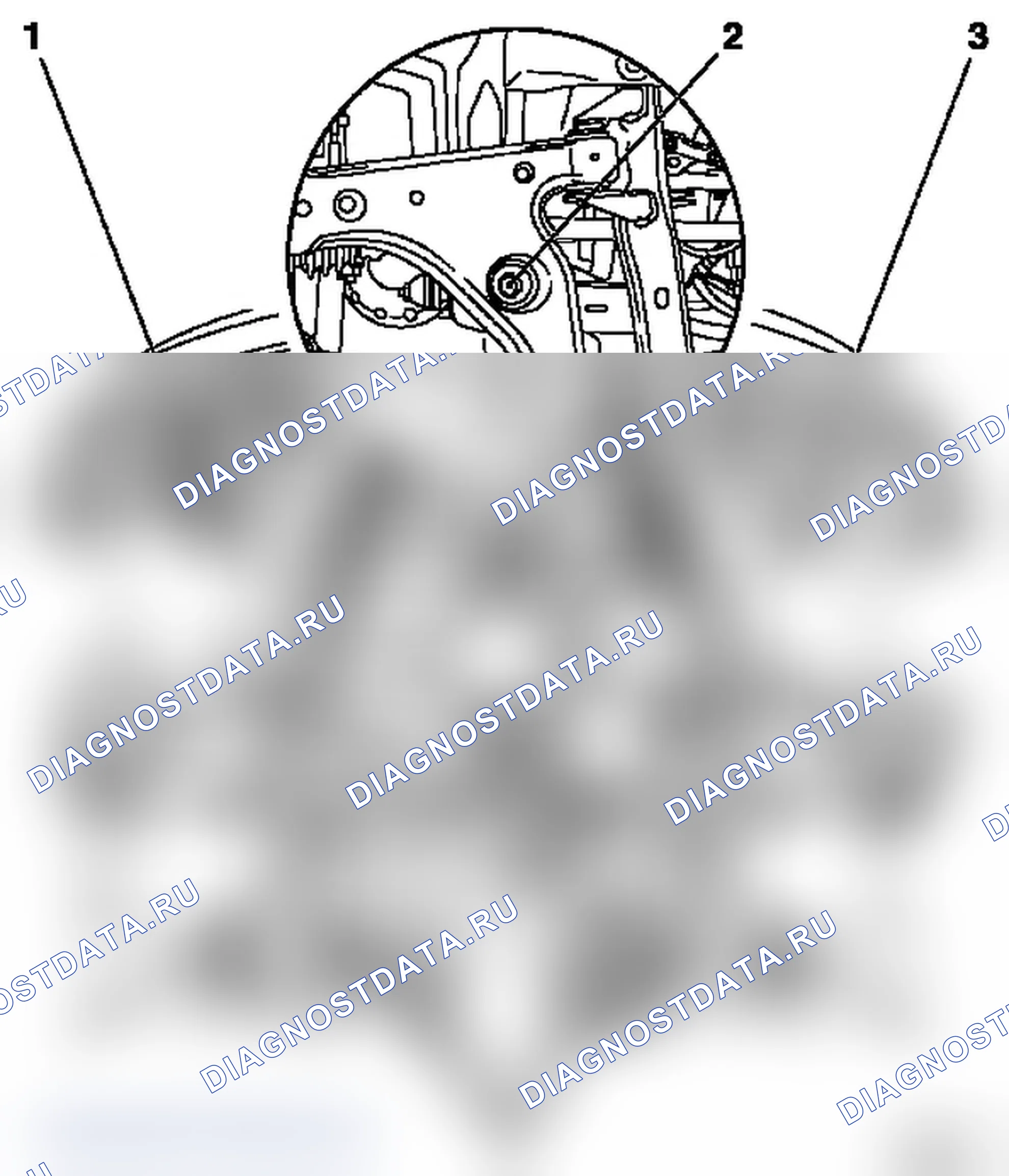 Снять и установить двигатель (правостороннее управление, AT). Opel Zafira B
