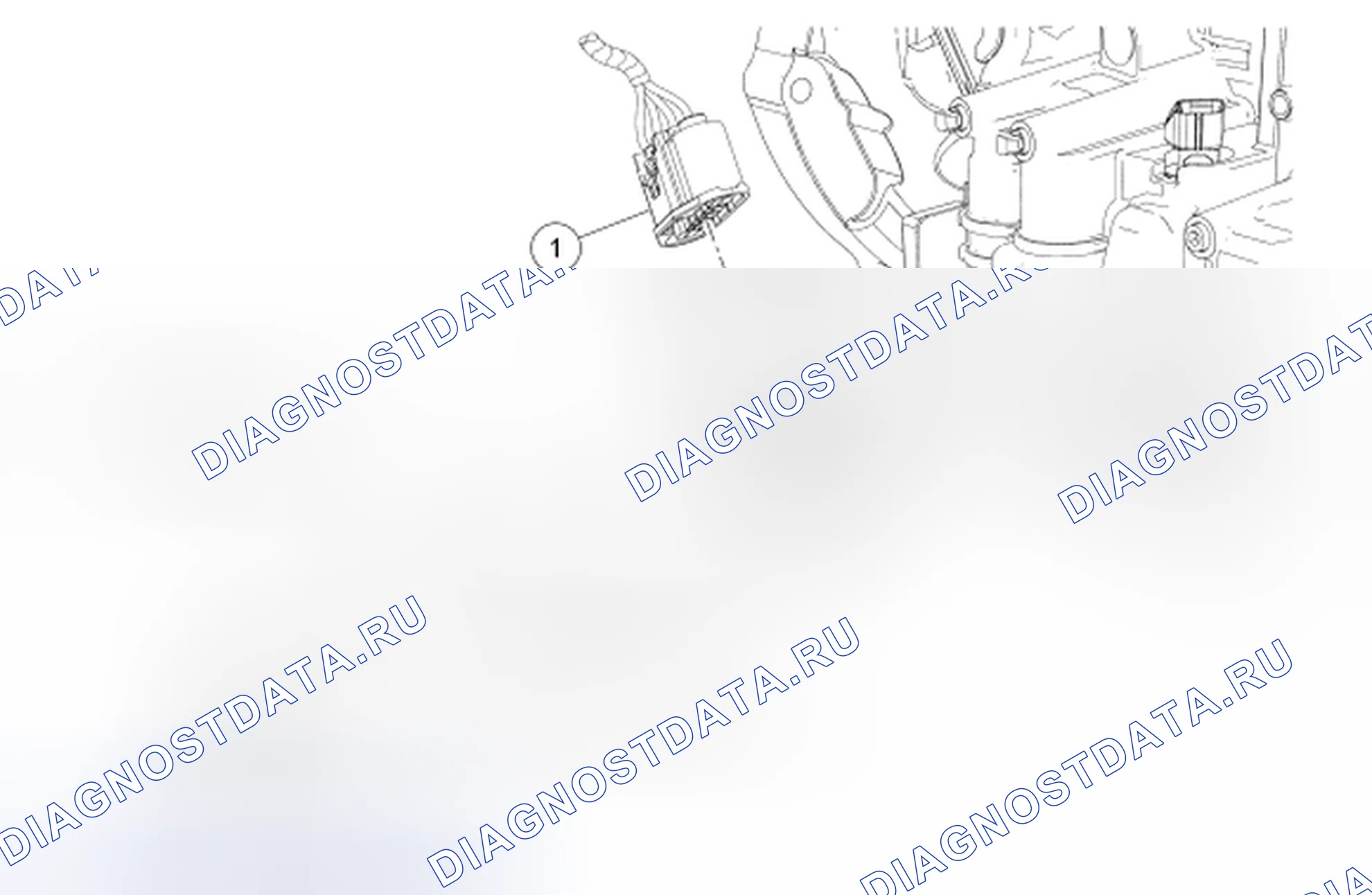 Рис. 168: Датчик диапазона передачи (Tr). Hyundai Lantra II рестайлинг