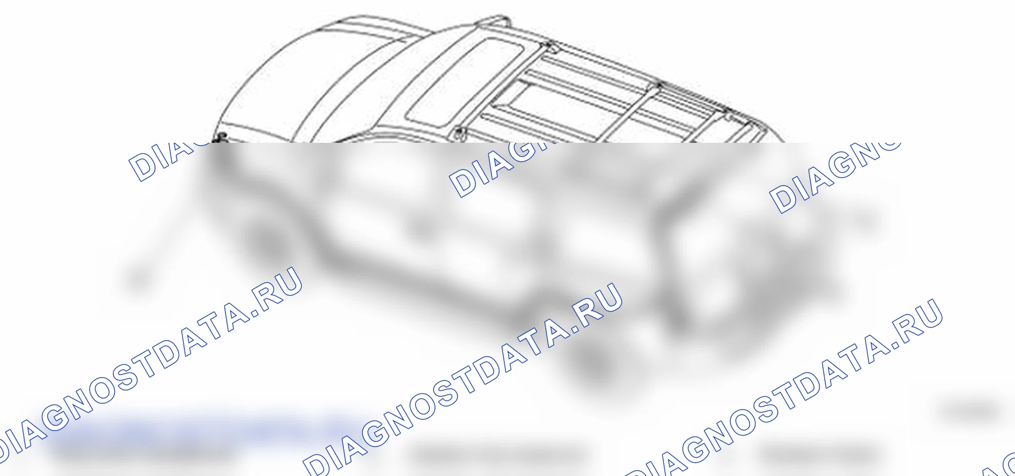 Рис. 7: Схема расположения трубок задней шайбы. Infiniti QX56 I рестайлинг