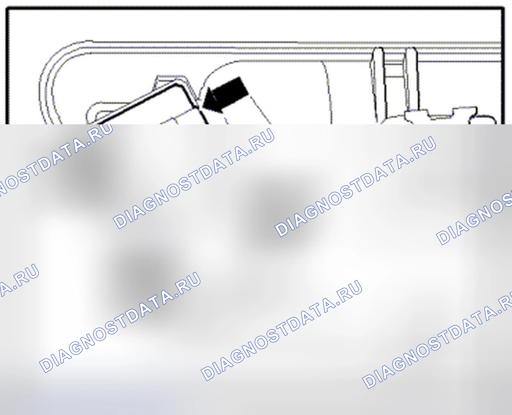Рис. 18: КНОПКА БЛОКИРОВКИ САЛОНА ВОДИТЕЛЯ -E308. Volkswagen Golf Mk7